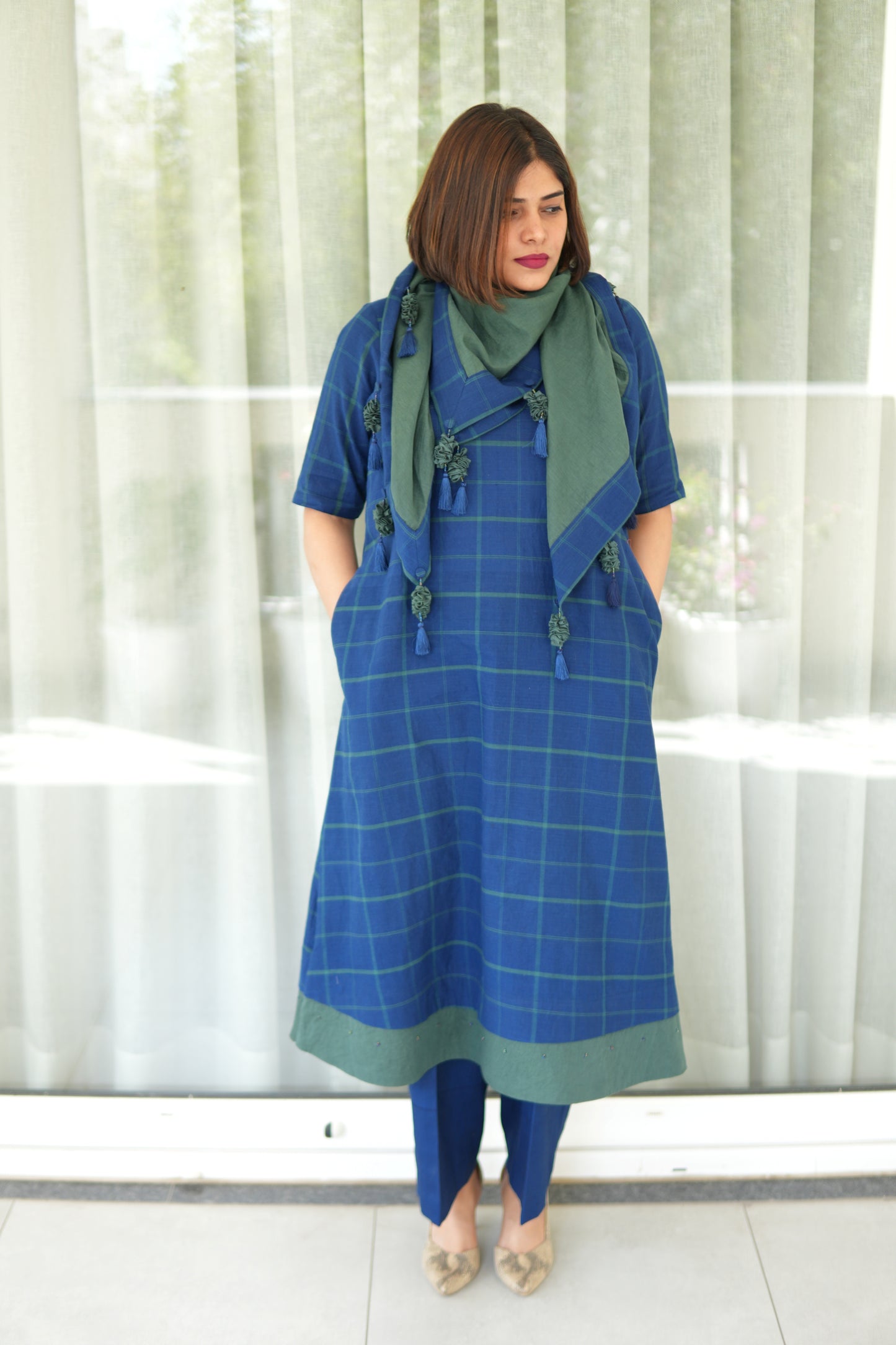 IVY & INK TUNIC SET WITH SCARF