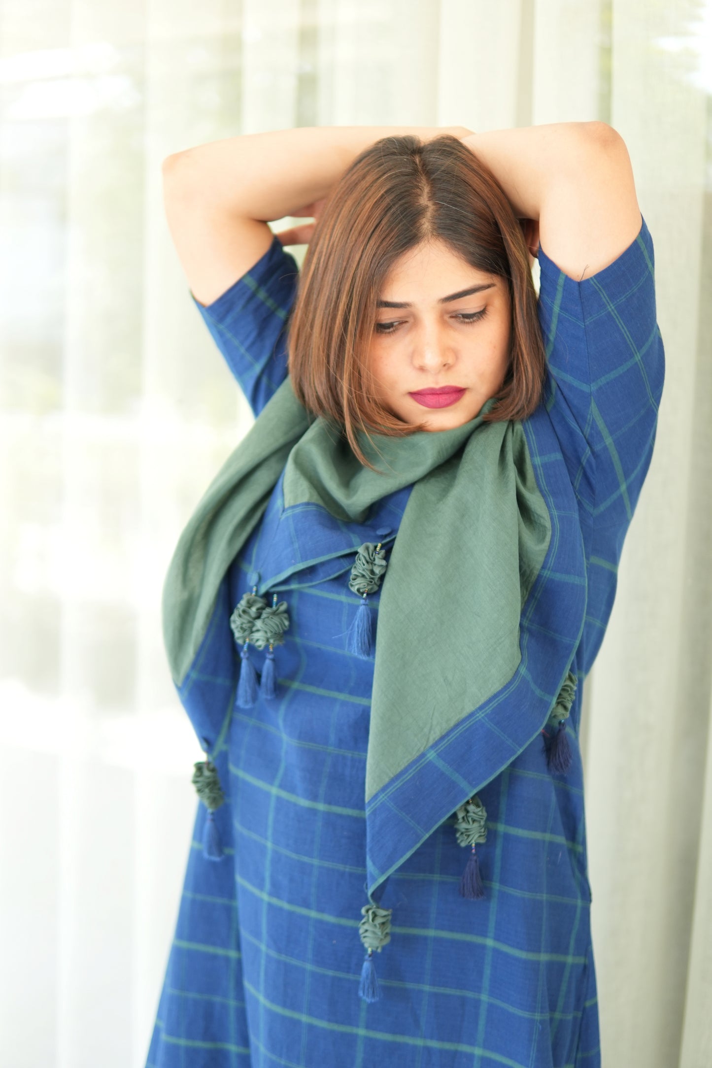 IVY & INK TUNIC SET WITH SCARF