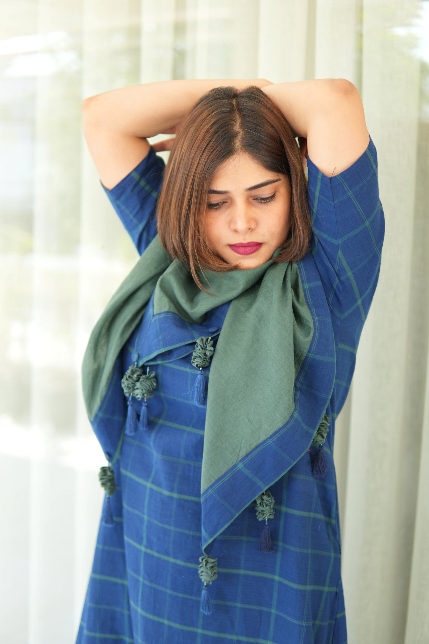 IVY & INK TUNIC SET WITH SCARF