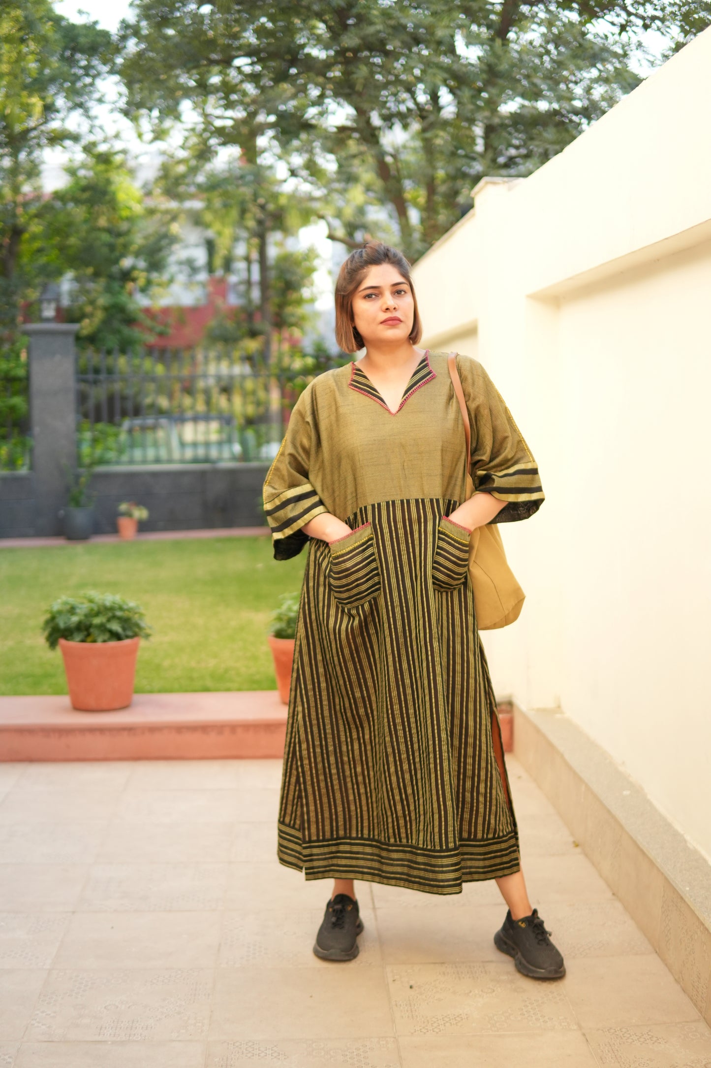 NOIR STRIDE LONG DRESS
