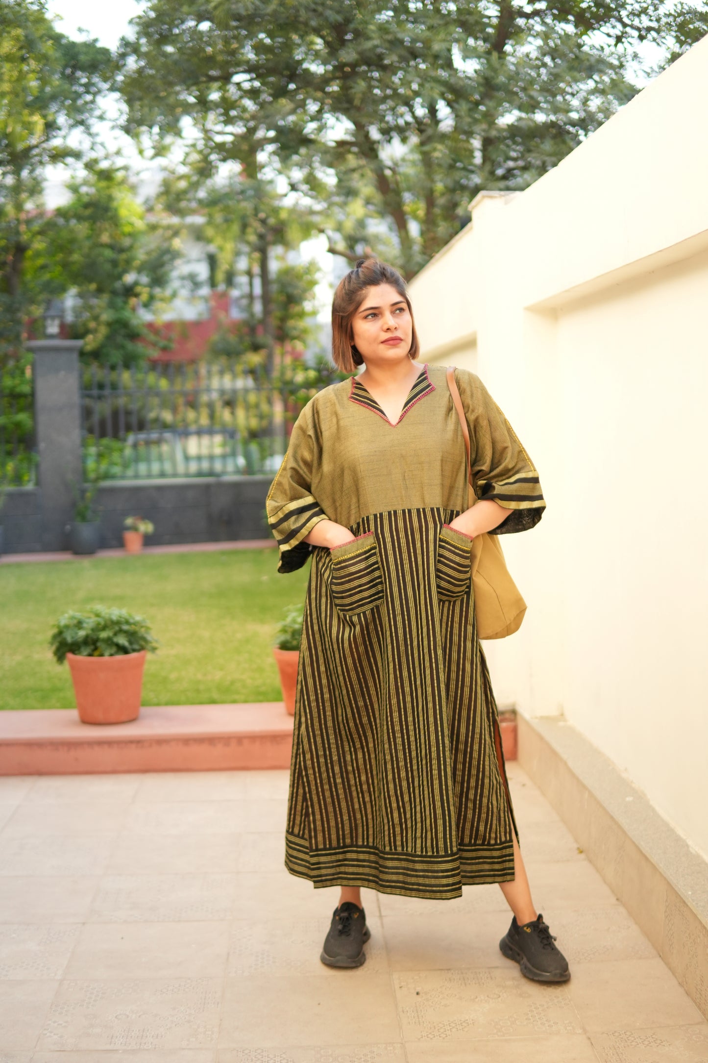 NOIR STRIDE LONG DRESS