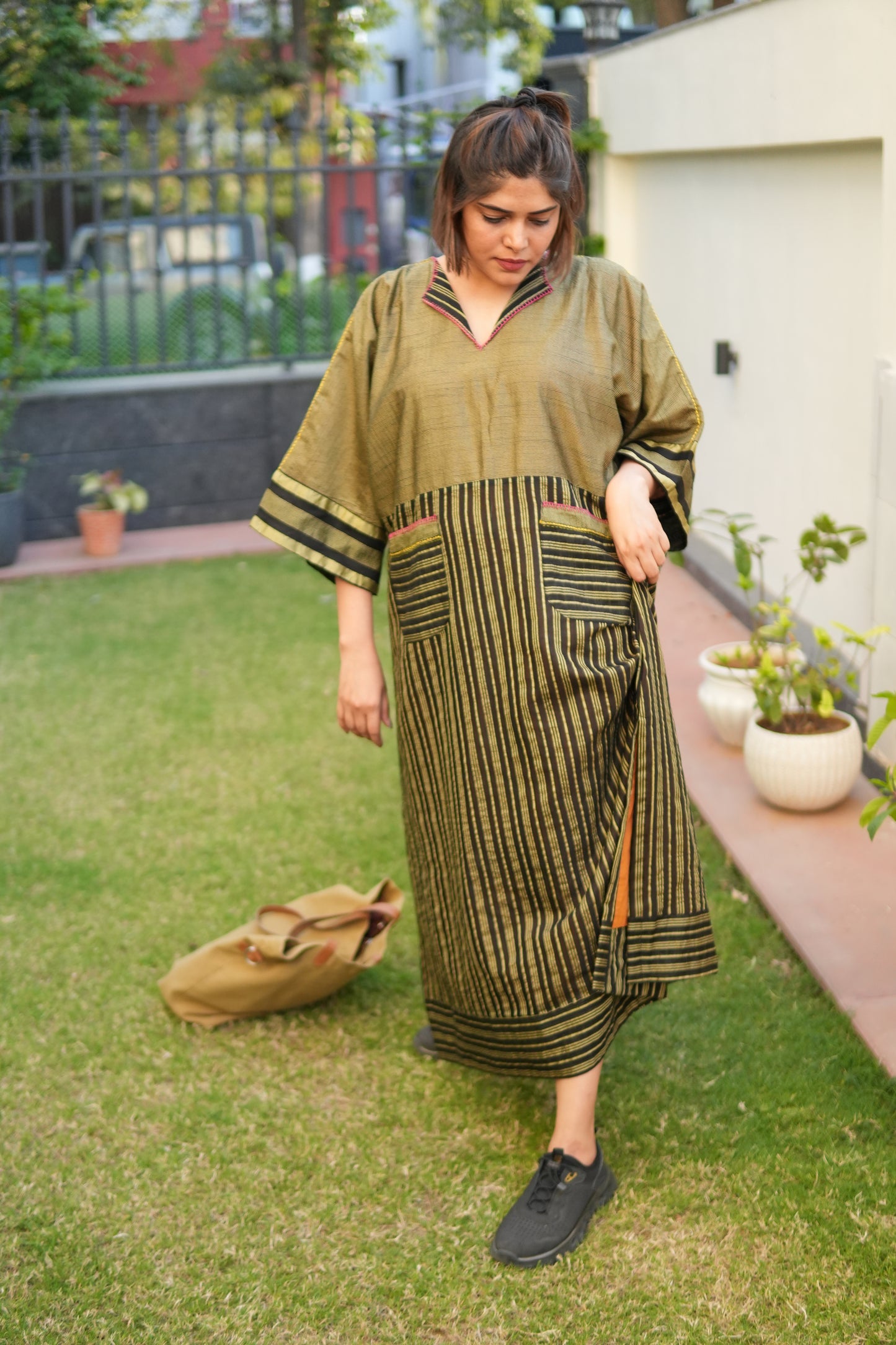 NOIR STRIDE LONG DRESS