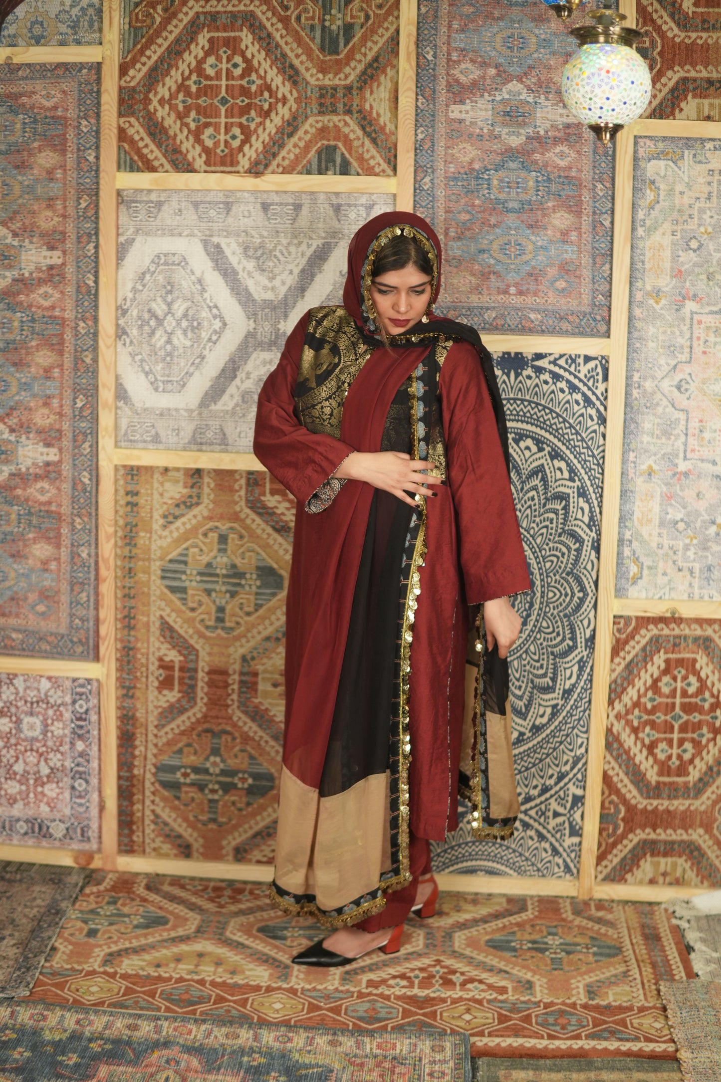 GULAAB-BAAGH CHANDERI COTTON KURTA SET