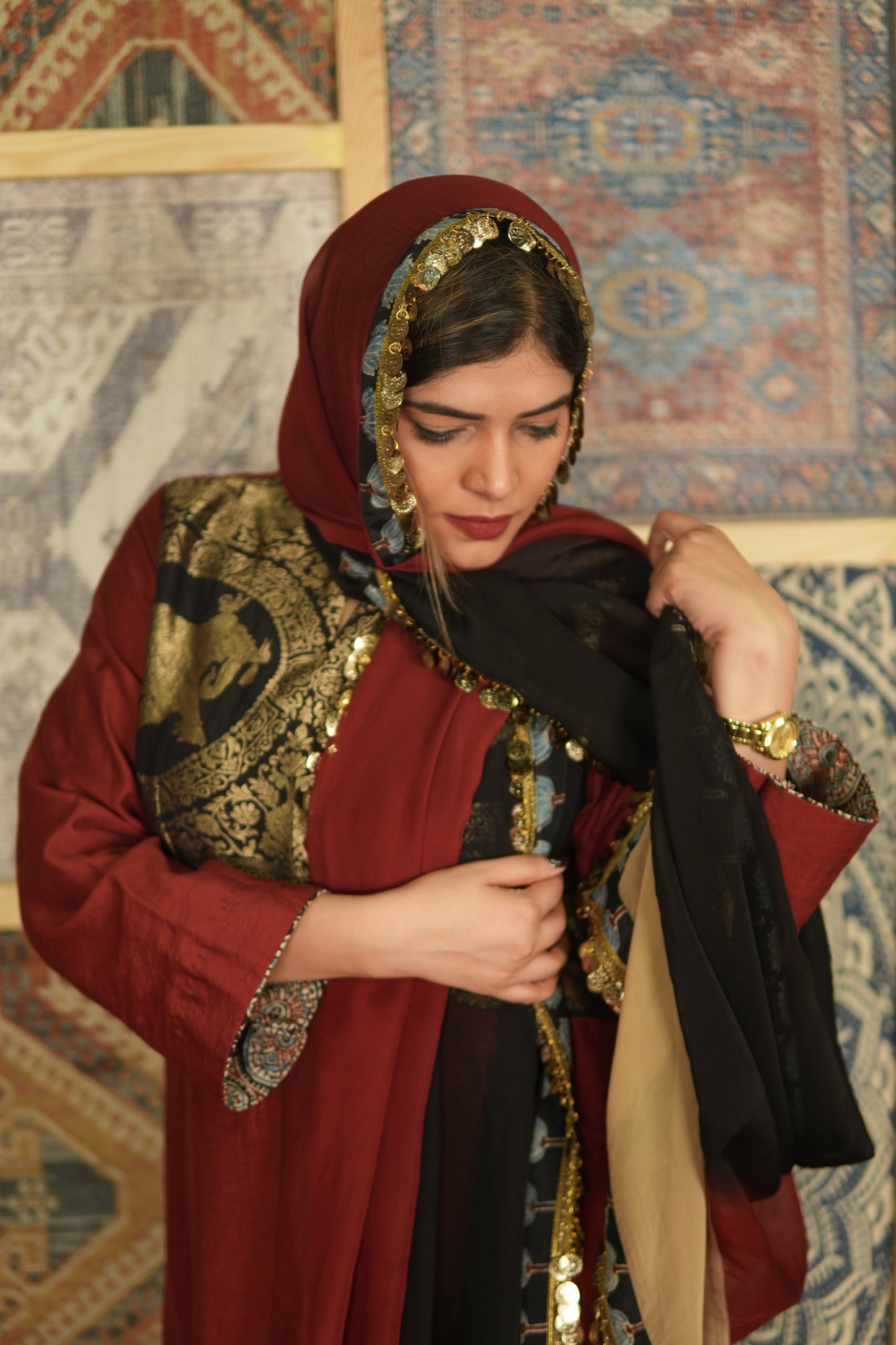 GULAAB-BAAGH CHANDERI COTTON KURTA SET
