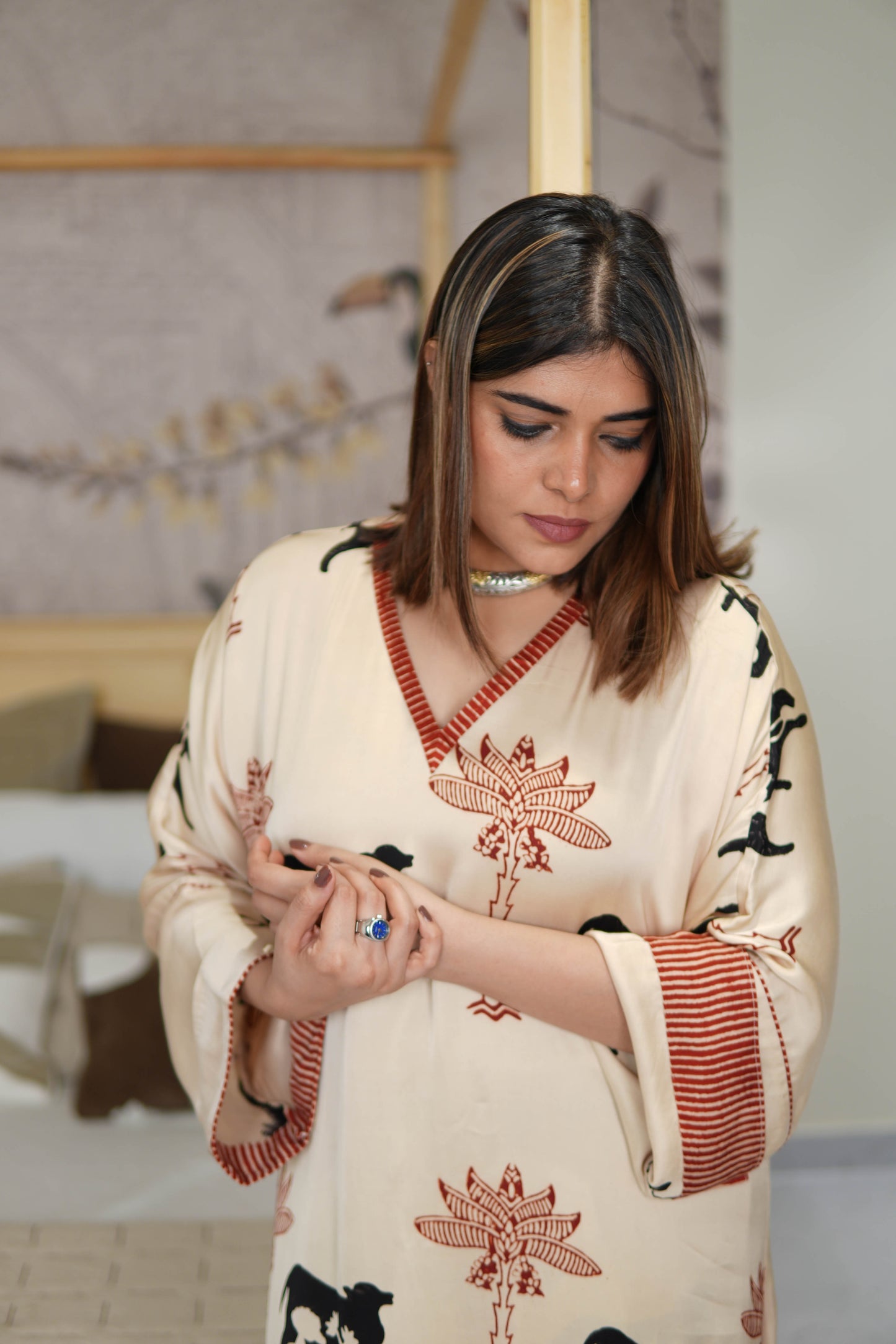 SANJH AJRAKH CO-ORD SET