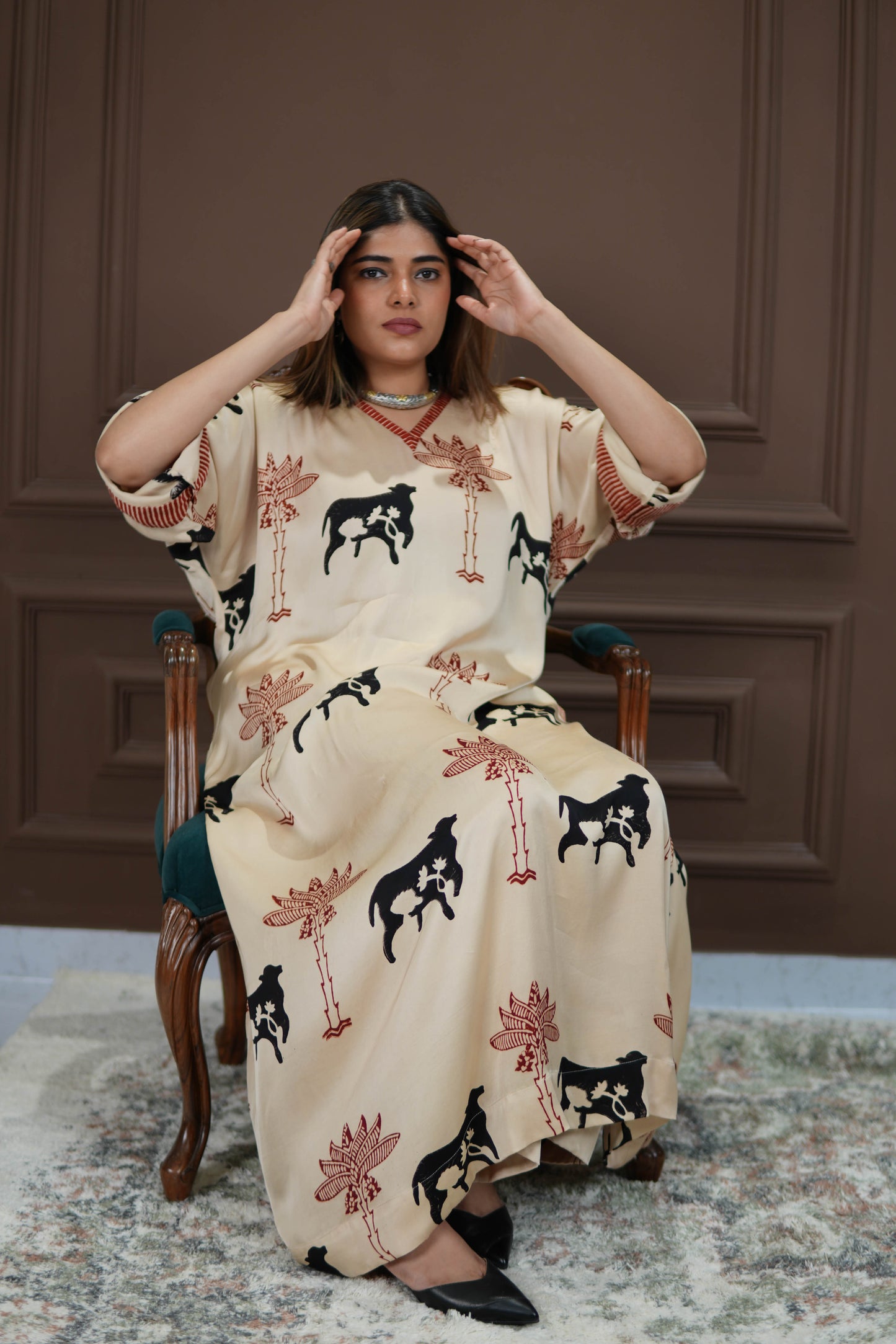 SANJH AJRAKH CO-ORD SET