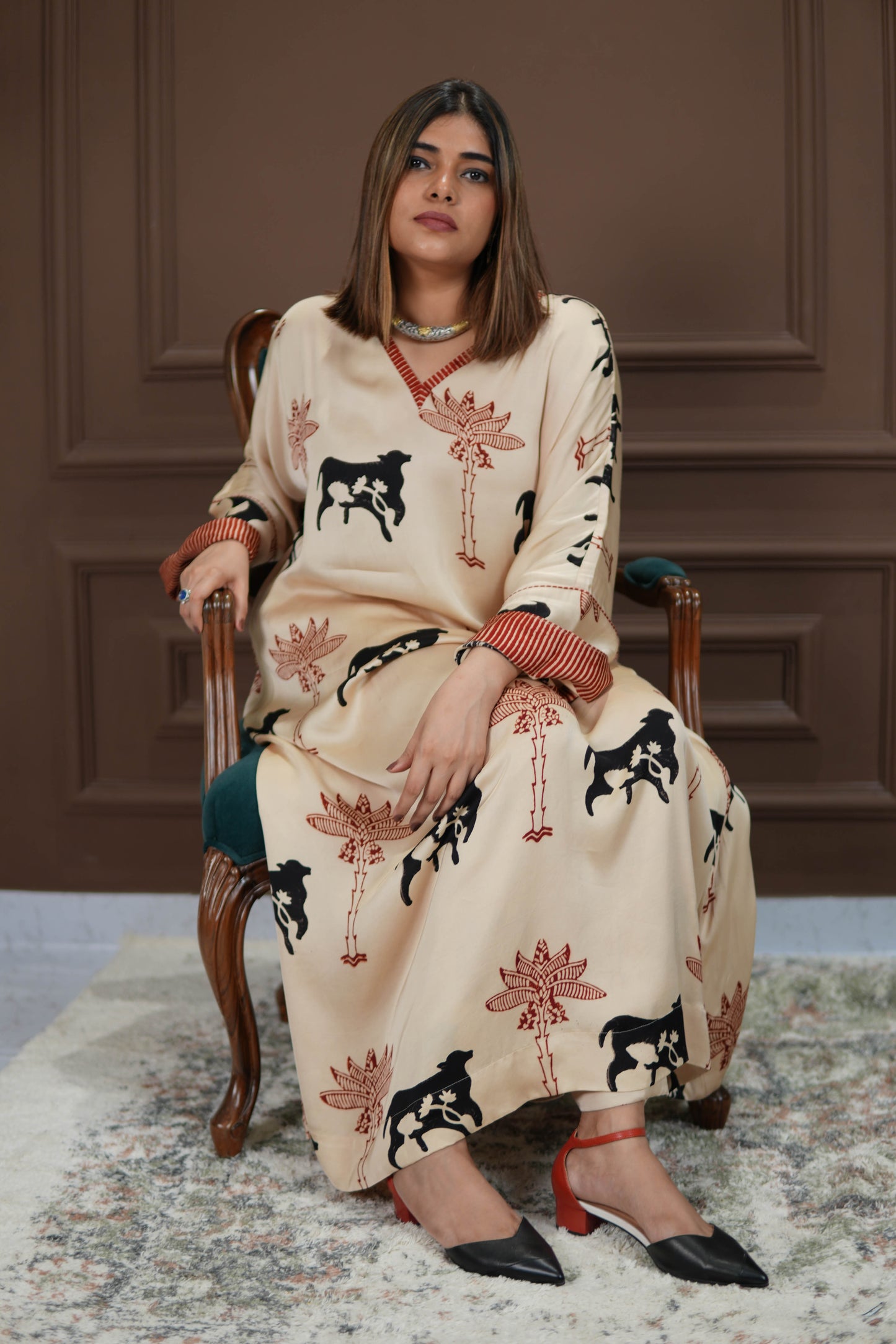 SANJH AJRAKH CO-ORD SET