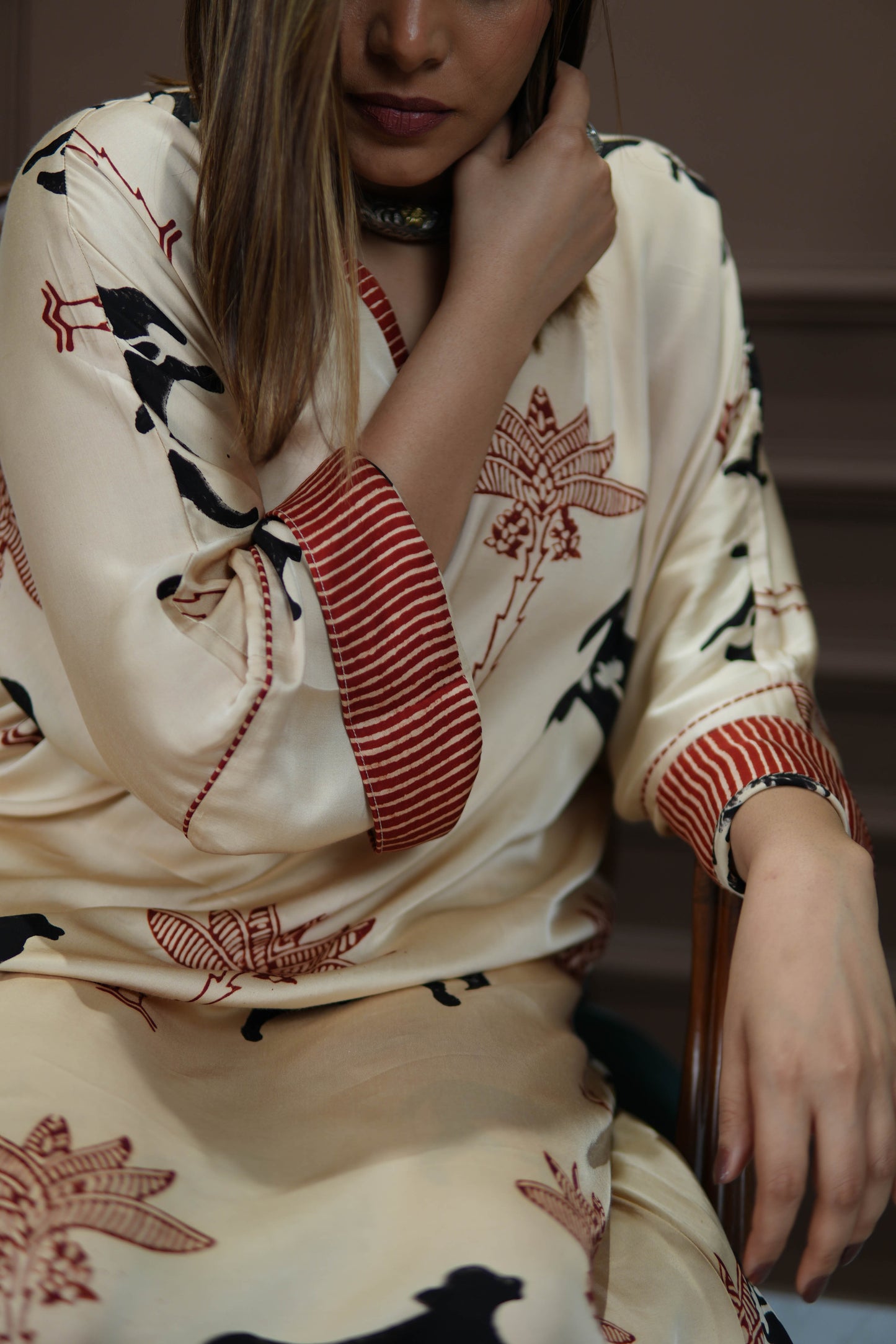 SANJH AJRAKH CO-ORD SET