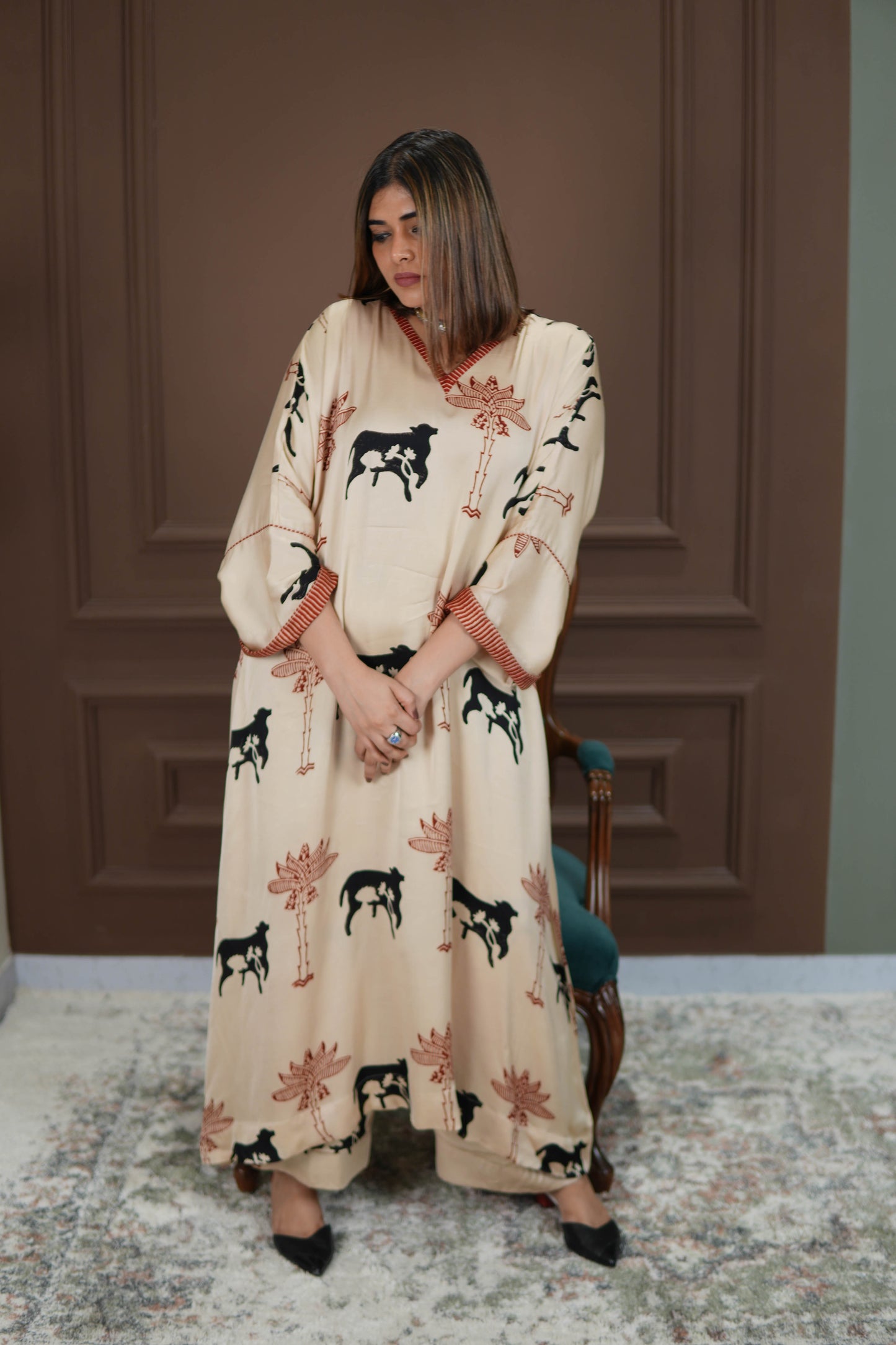 SANJH AJRAKH CO-ORD SET