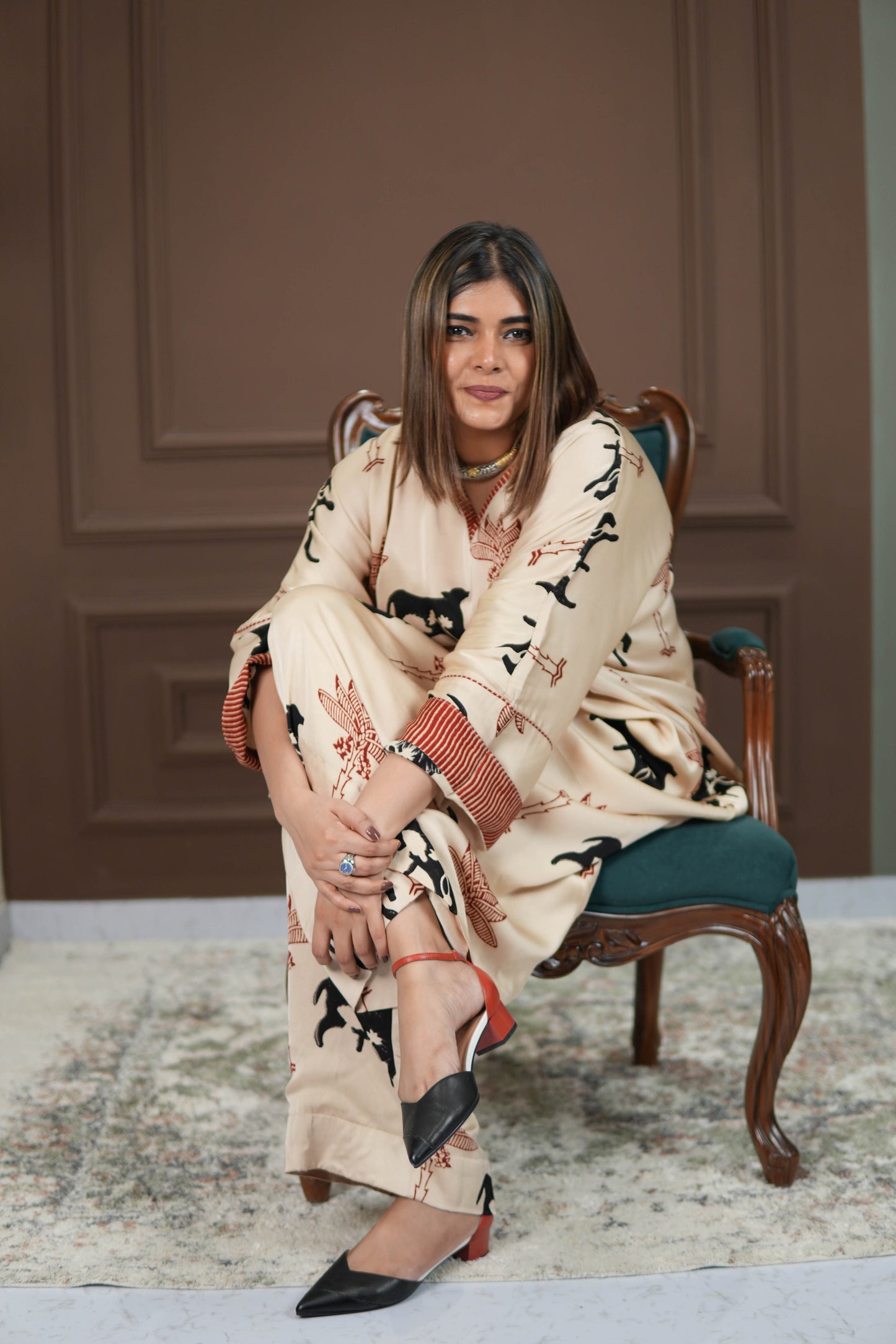 SANJH AJRAKH CO-ORD SET