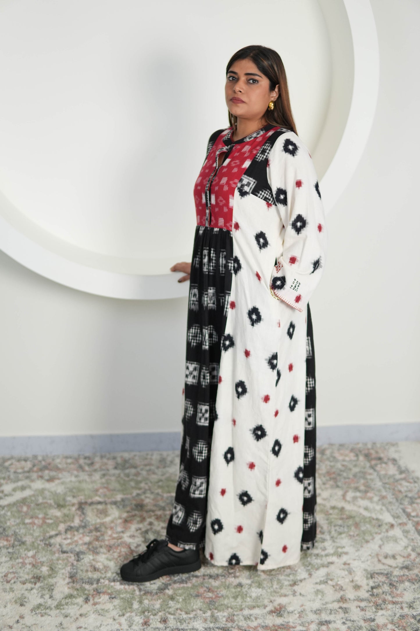 RAAGMALA IKKAT LONG DRESS