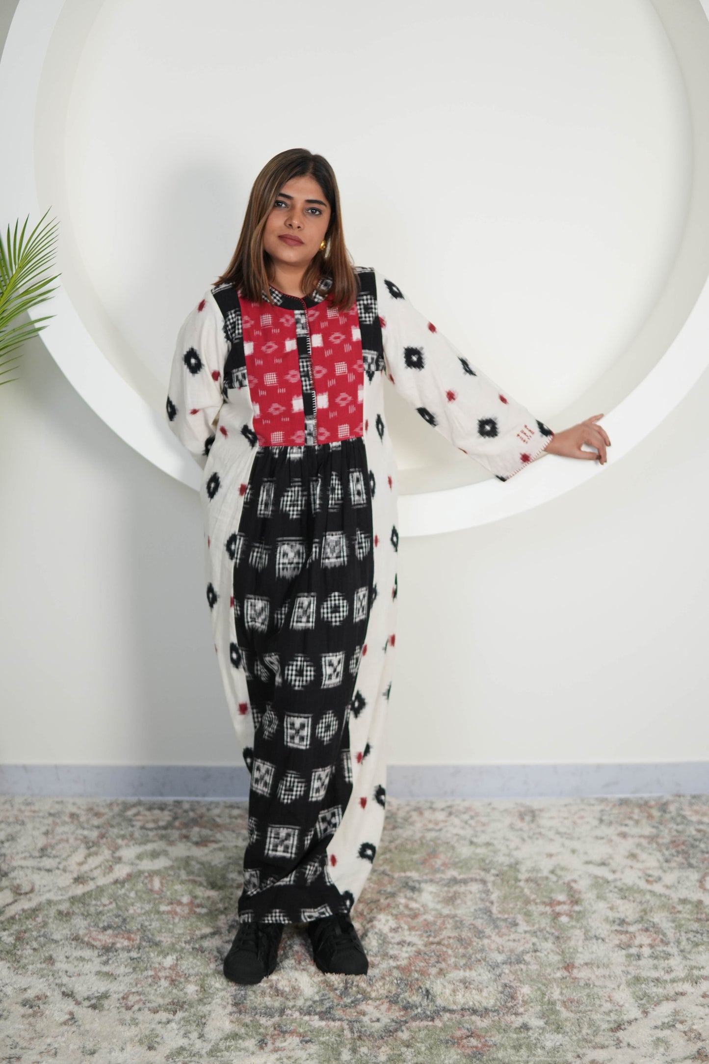 RAAGMALA IKKAT LONG DRESS