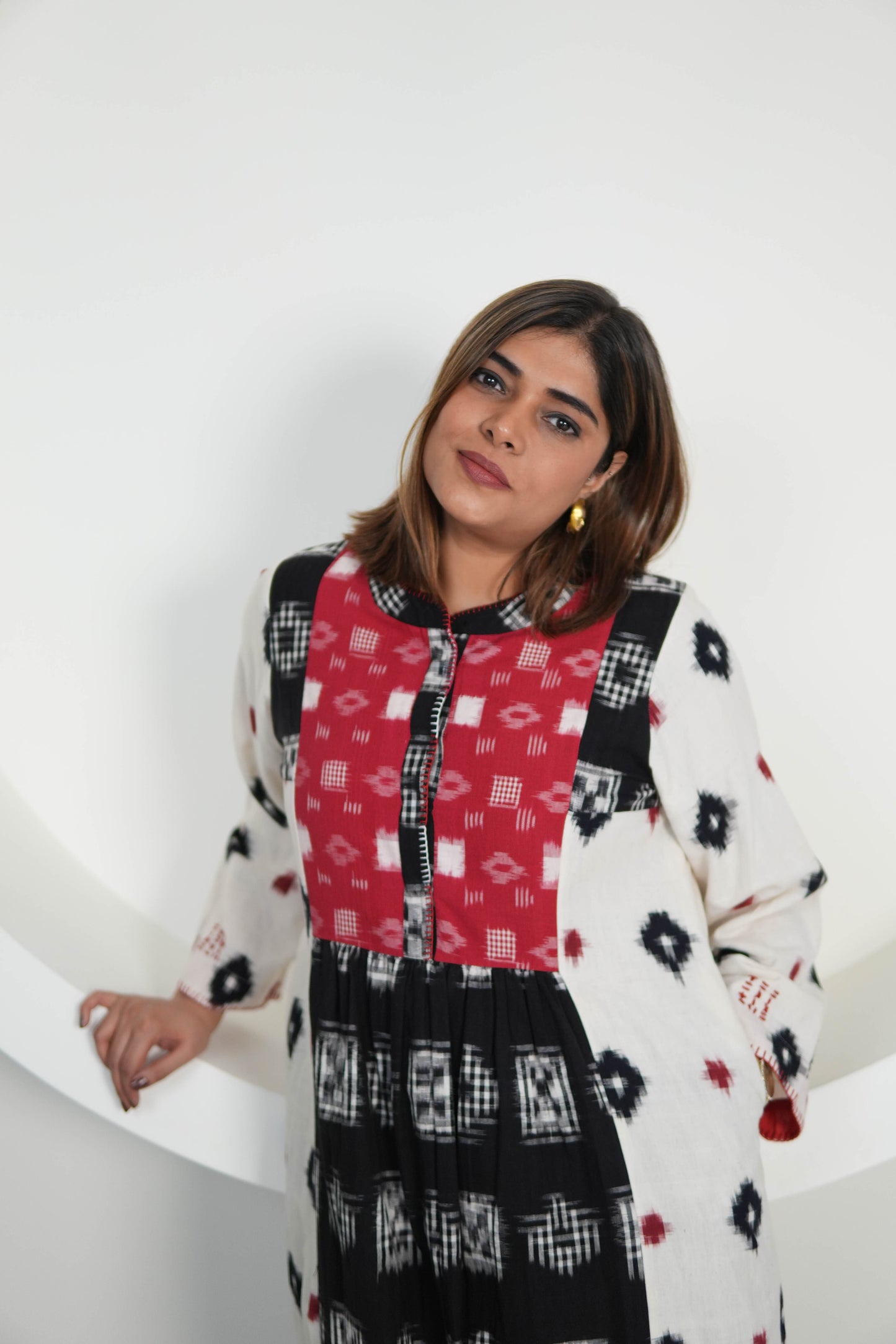 RAAGMALA IKKAT LONG DRESS