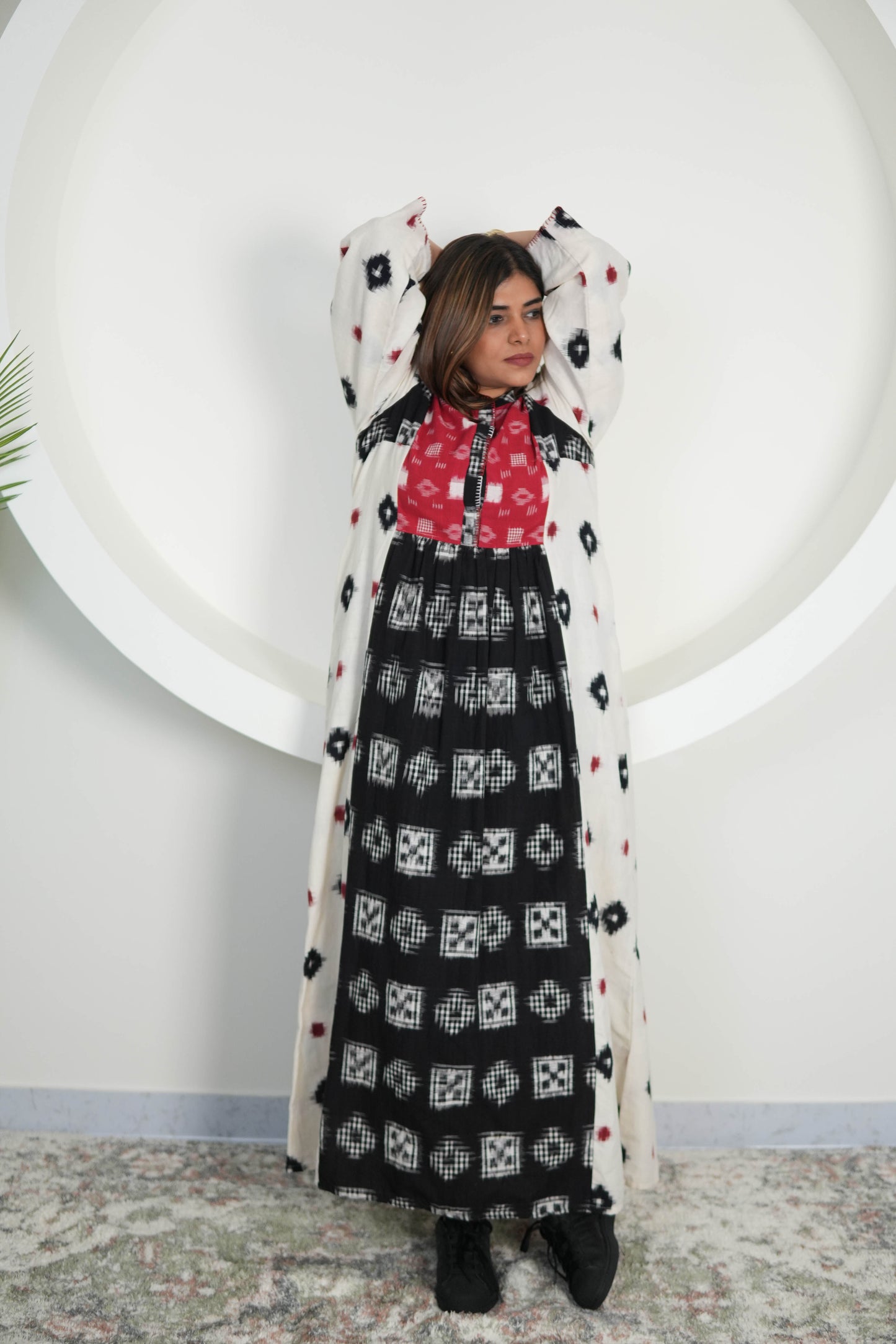 RAAGMALA IKKAT LONG DRESS