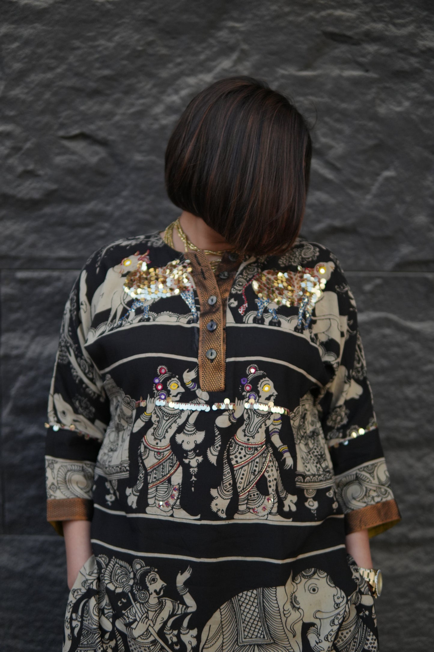 KALAM SHORT KURTA AND PANTS