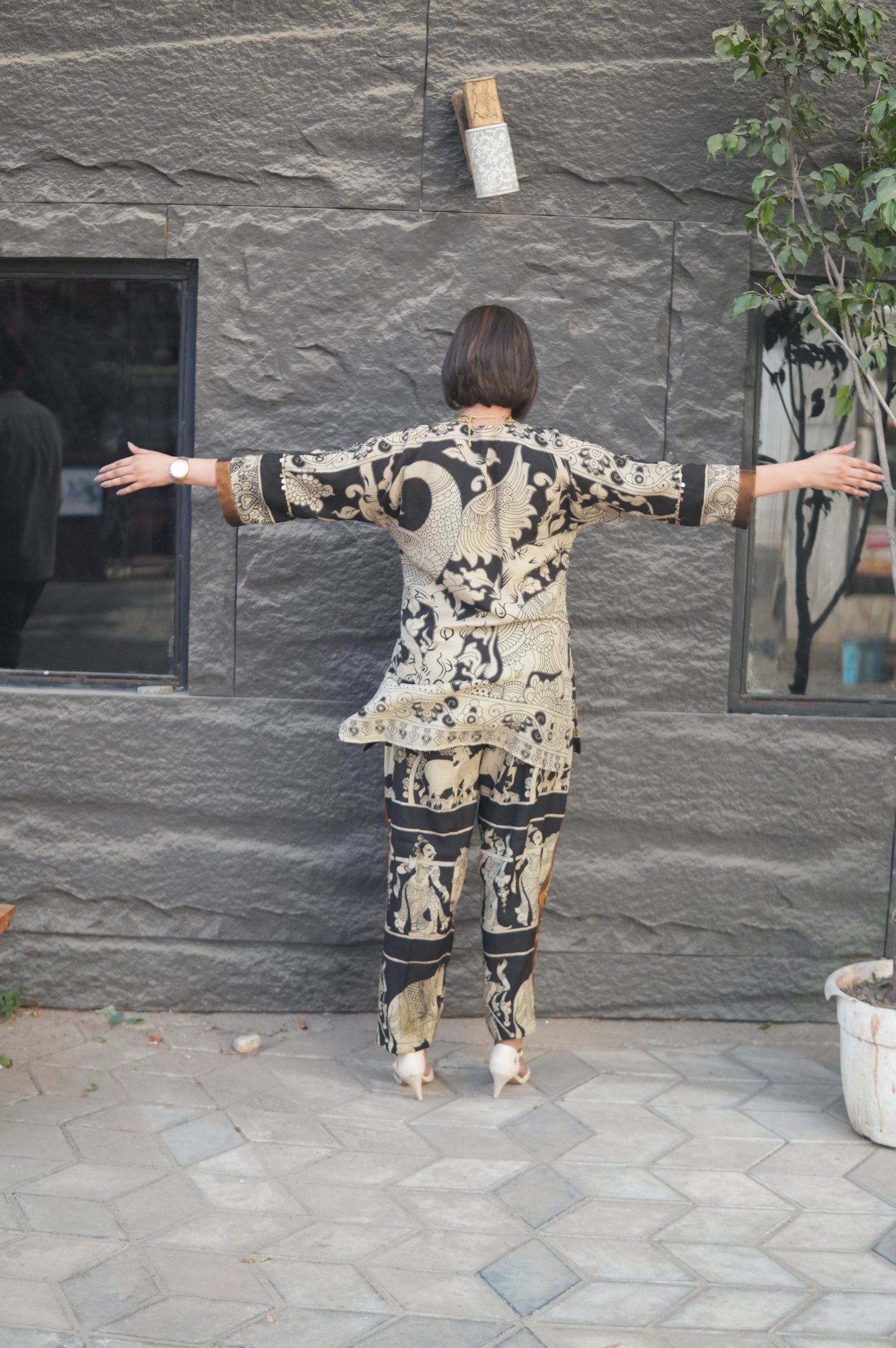 KALAM SHORT KURTA AND PANTS