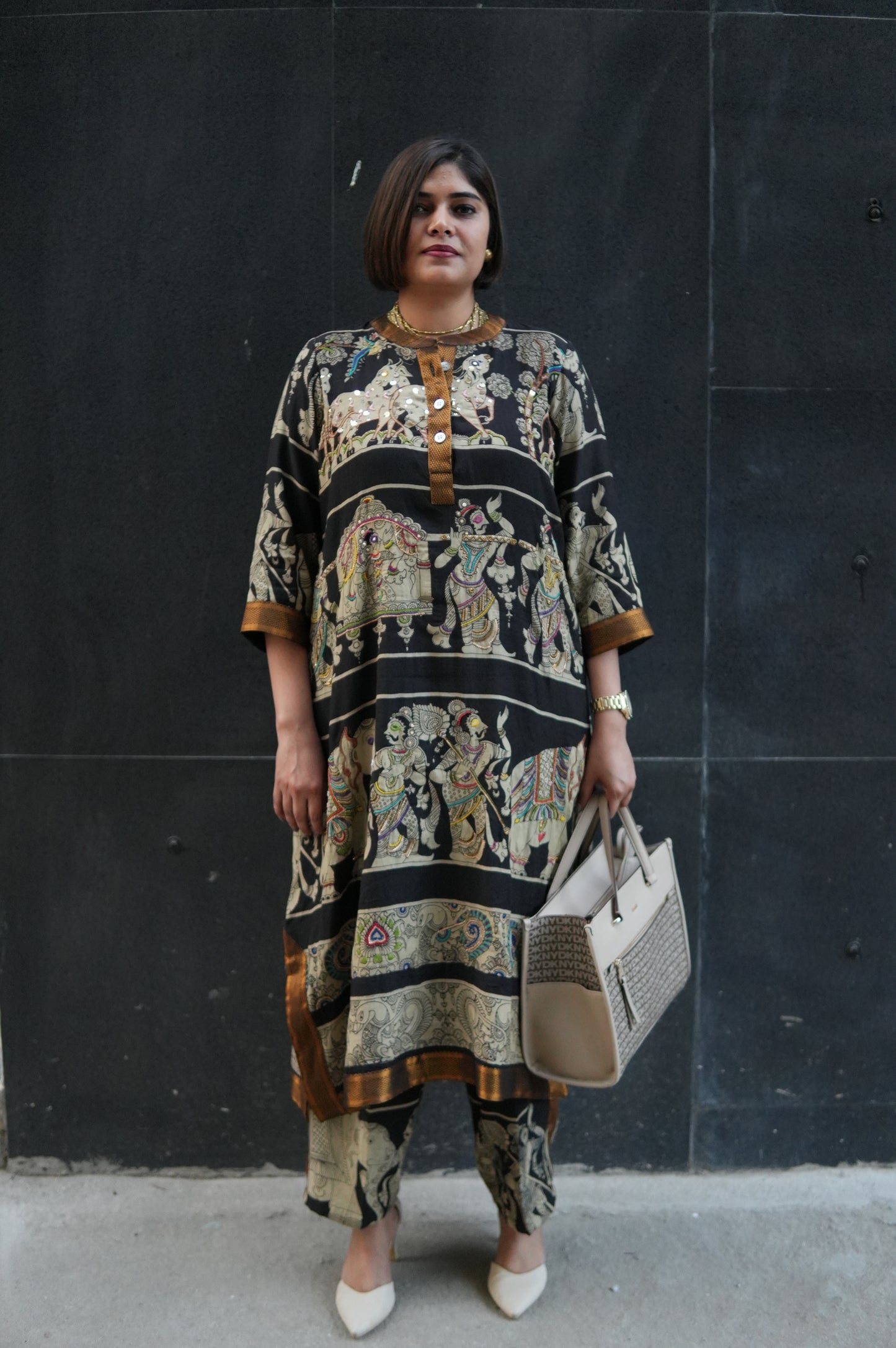 KALAM LONG KURTA WITH PANTS