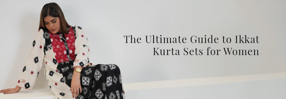 Ikkat Kurta Sets for Women