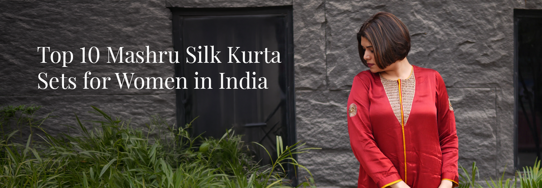 Mashru Silk Kurta Sets for Women