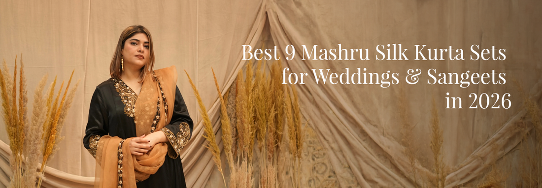 Mashru Silk Kurta Sets for Weddings & Sangeets