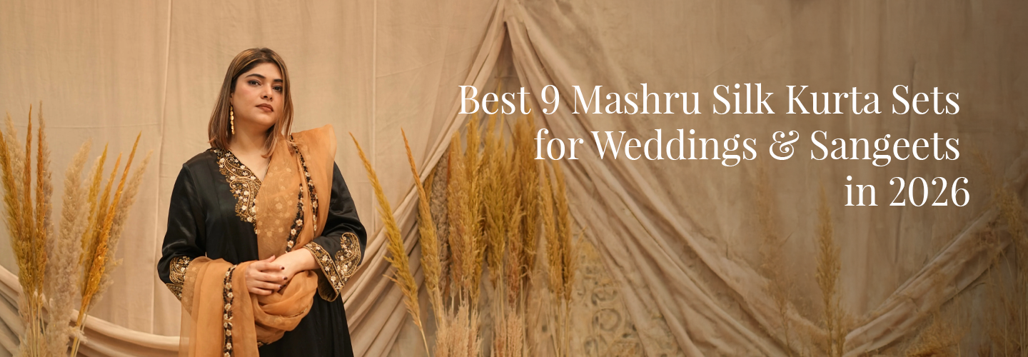 Mashru Silk Kurta Sets for Weddings & Sangeets