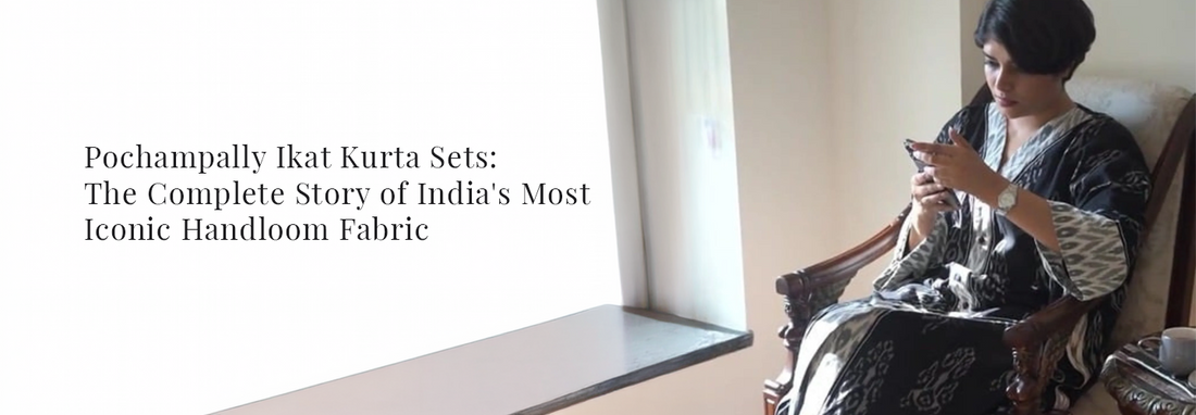 Pochampally Ikat Kurta Set