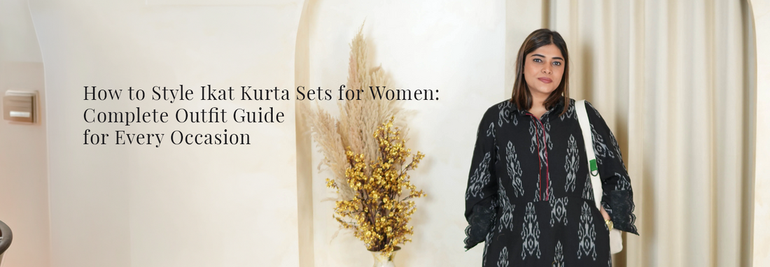 How to Style Ikat Kurta Sets