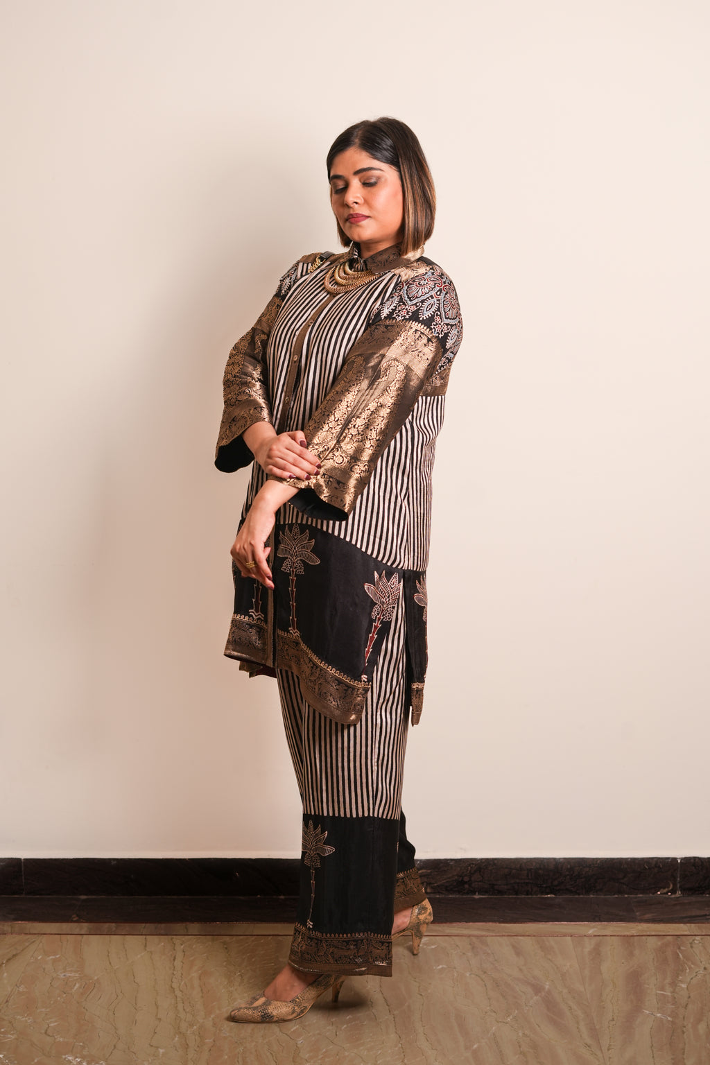 Ratree Ajrakh Co-ord Set