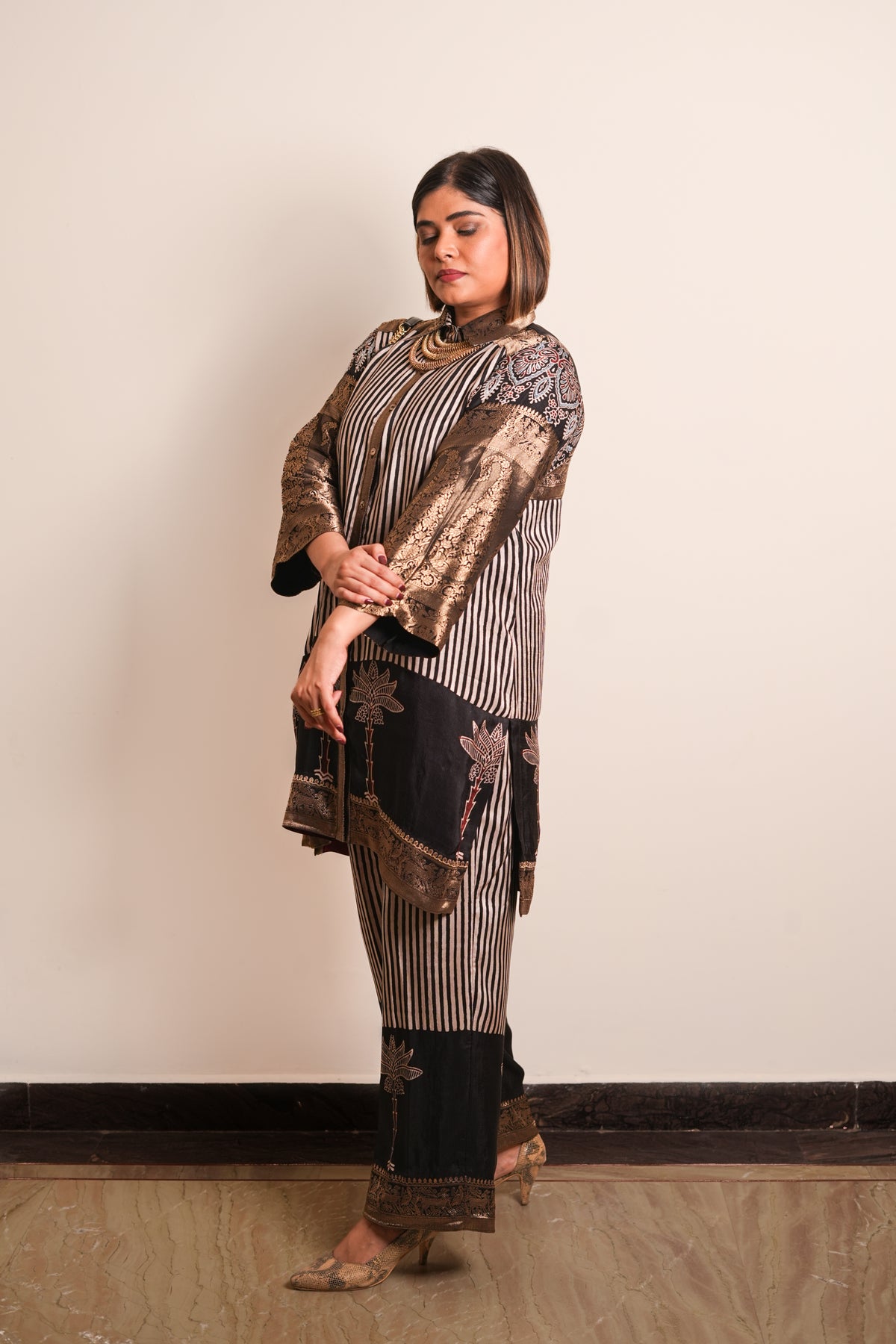 Ratree Ajrakh Co-ord Set