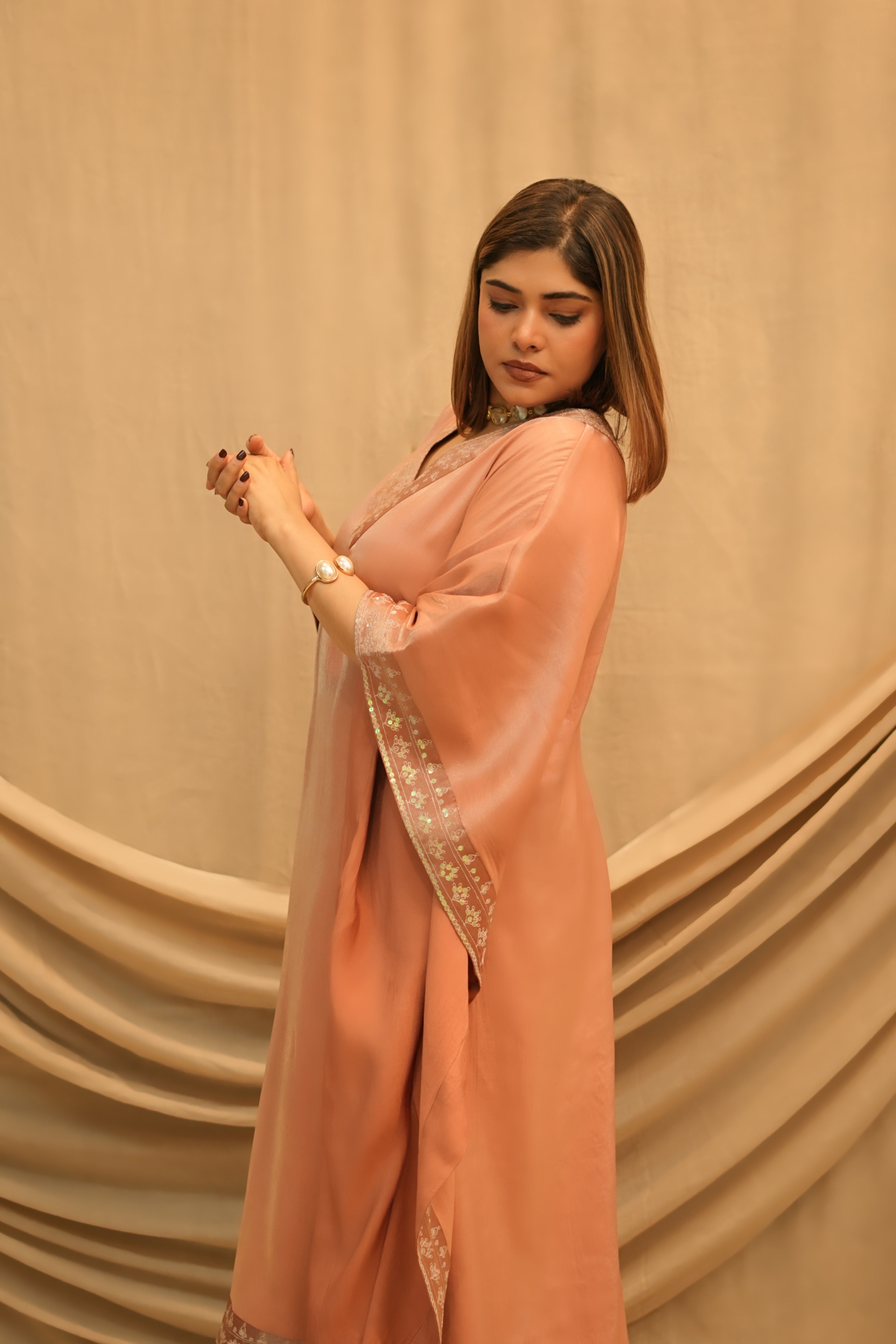 Gulnaar Festive Kaftan Co-ord set