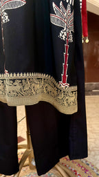 Ratree Ajrakh Suit Set with Dupatta for Women