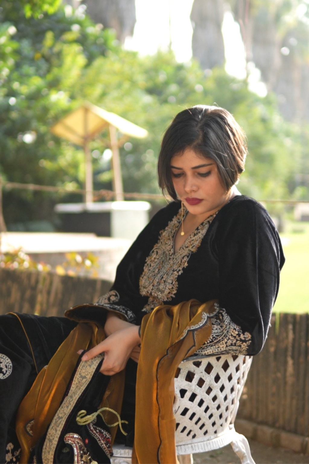 Chand Velvet Choga I