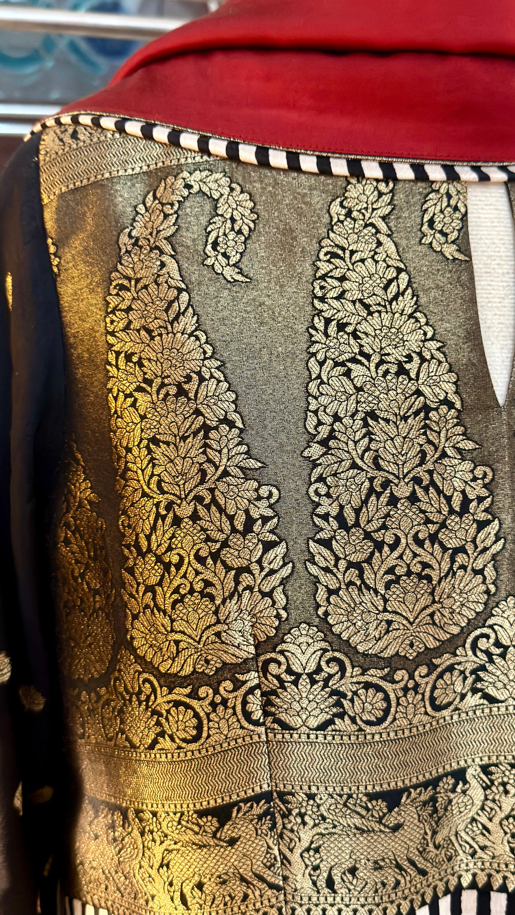 Ratree Ajrakh Suit Set with Dupatta for Women