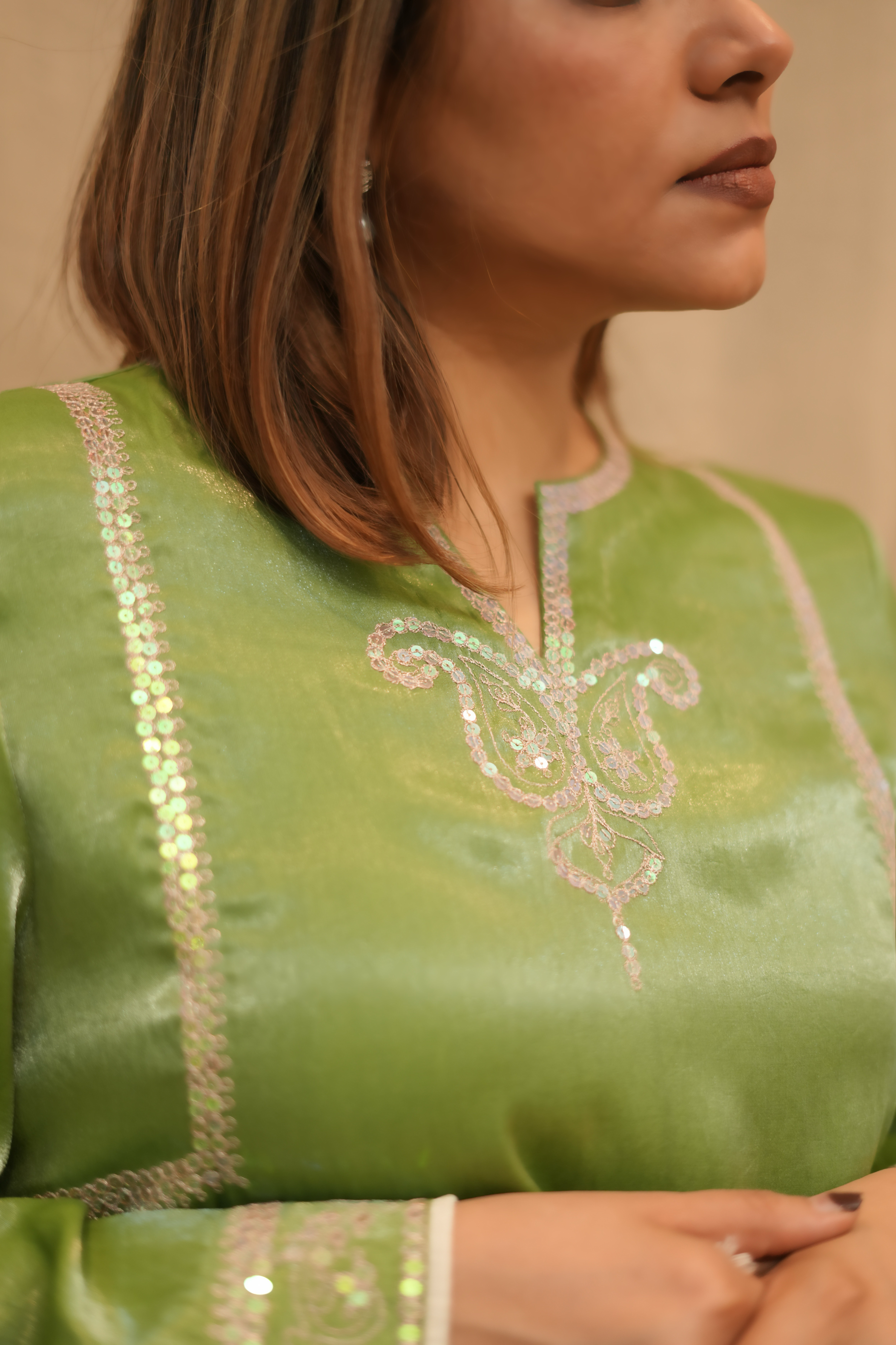 Nayab Panna Festive Co-ord set