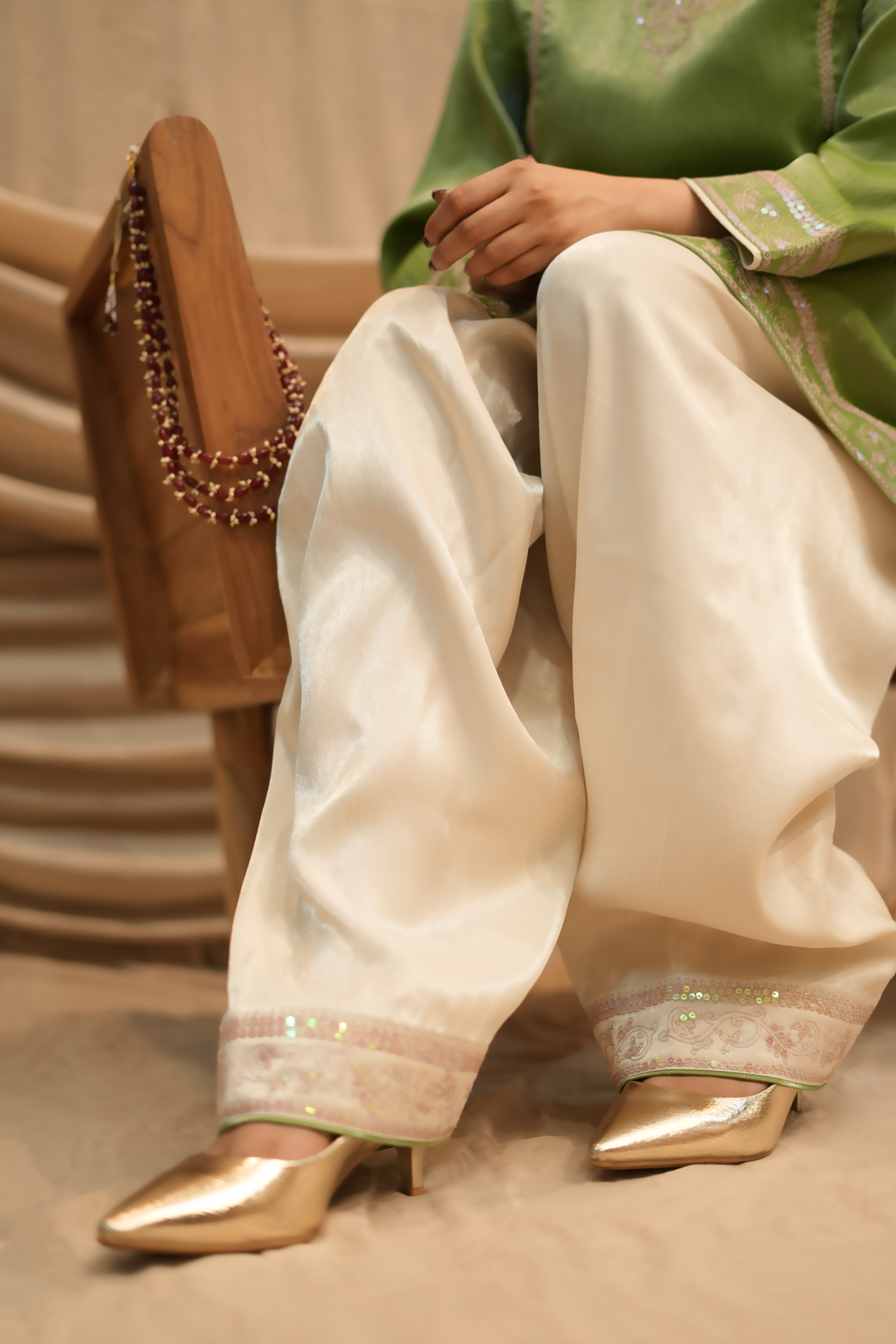Nayab Panna Festive Co-ord set