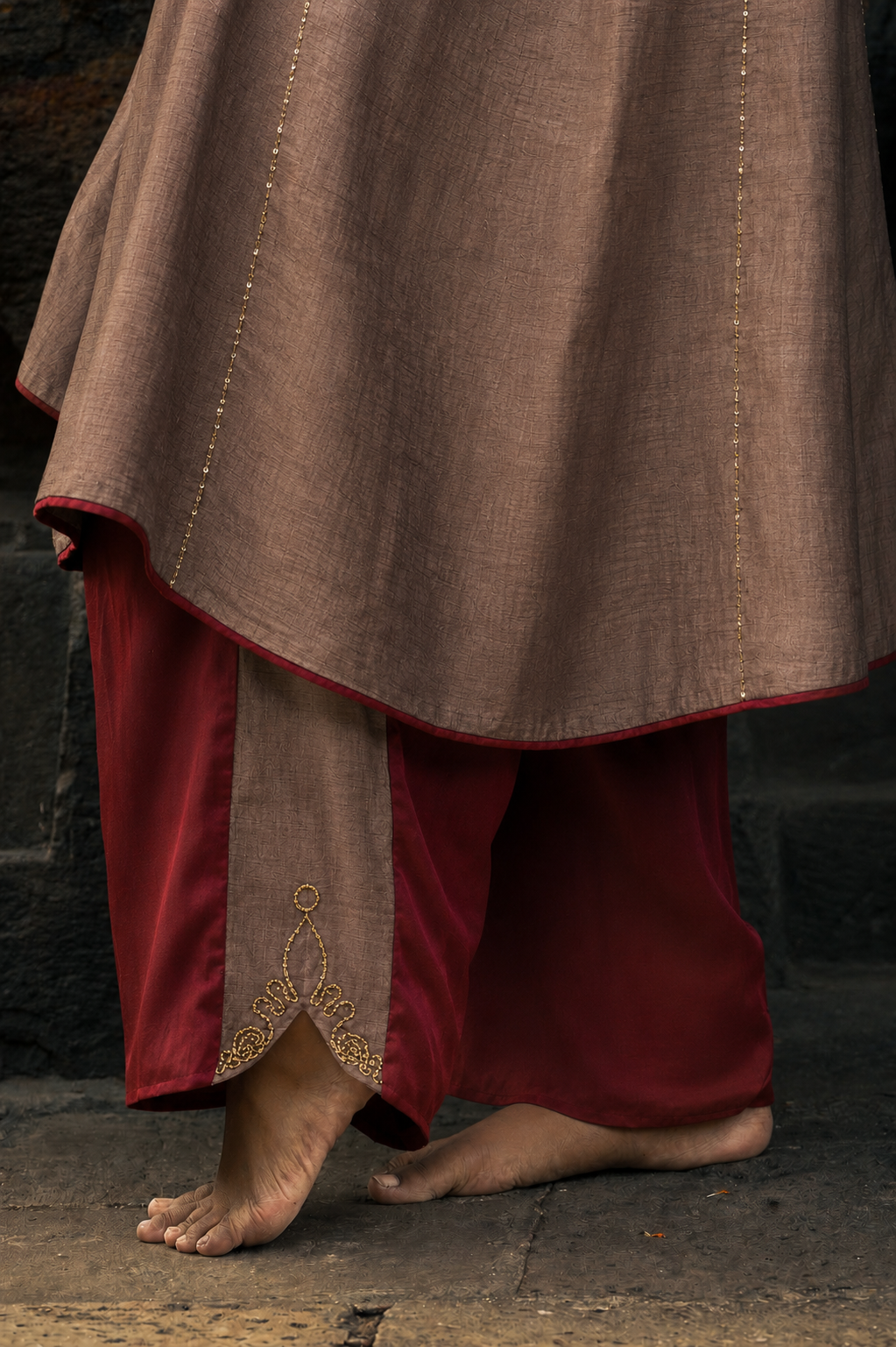 SAUMYA A-Line Kalidaar Kurta and Pants