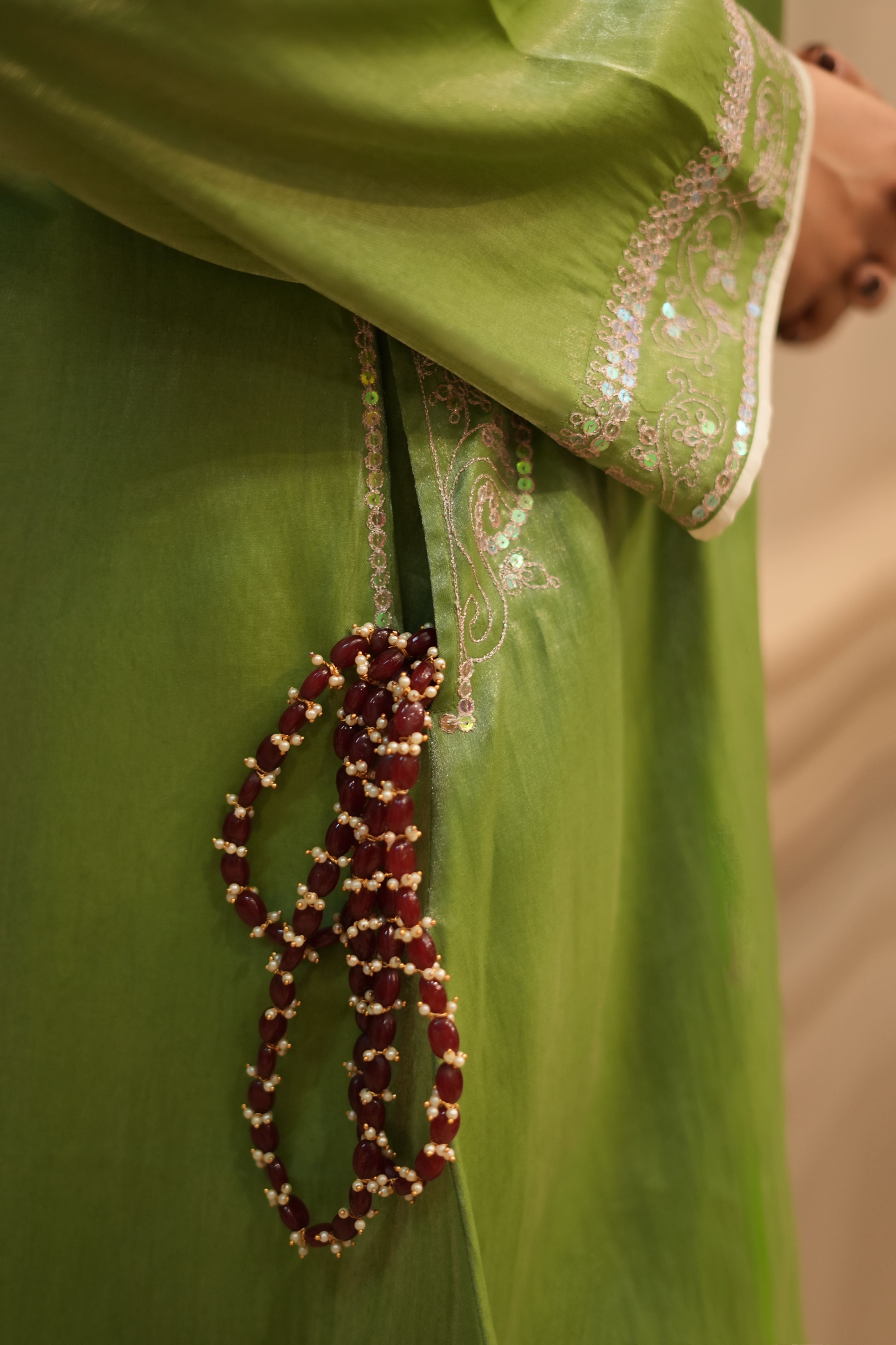 Nayab Panna Festive Co-ord set