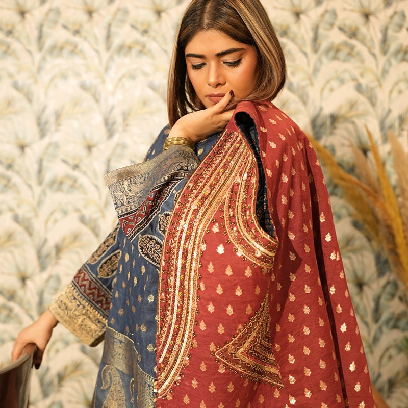 Shifaarish Brocade Reversible Jacket