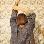 Neelambara Ajrakh Choga and Pants