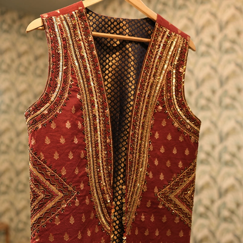 Shifaarish Brocade Reversible Jacket