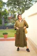 NOIR STRIDE LONG DRESS