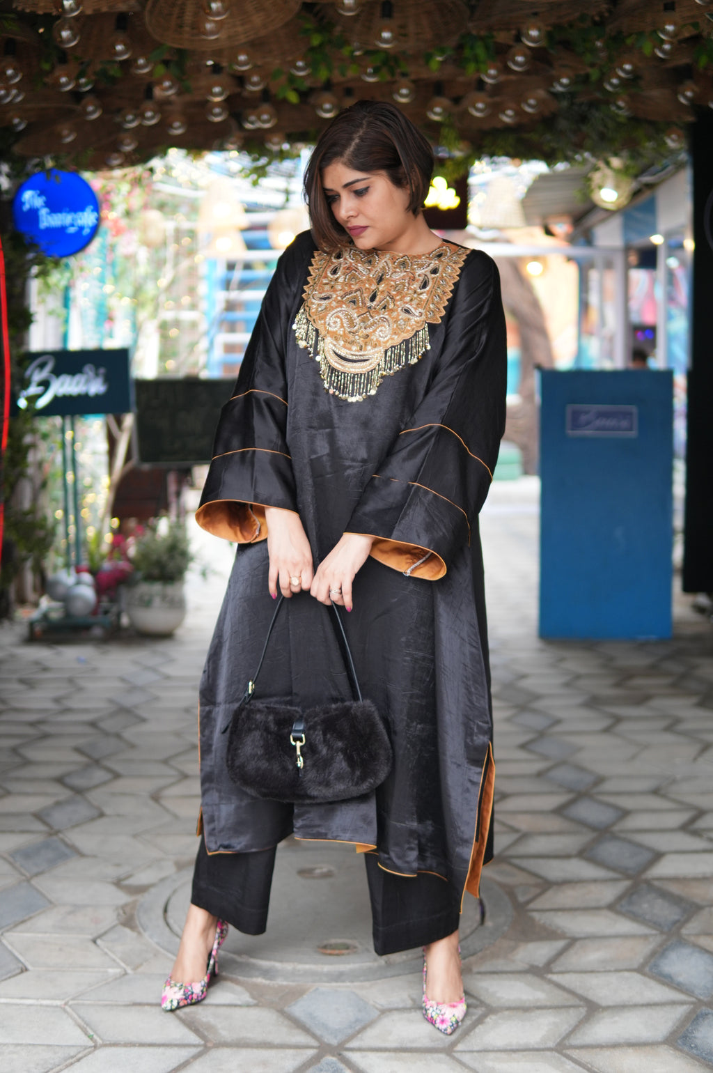 Mallikaa Mashru Kurta for Women