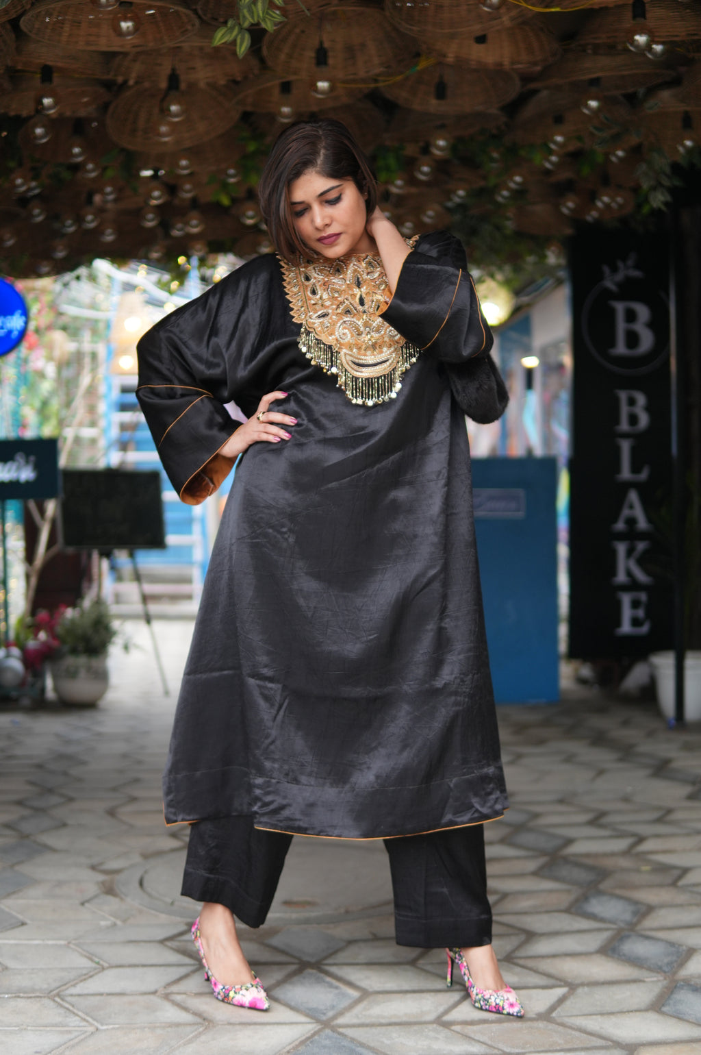 Mallikaa Mashru Kurta for Women