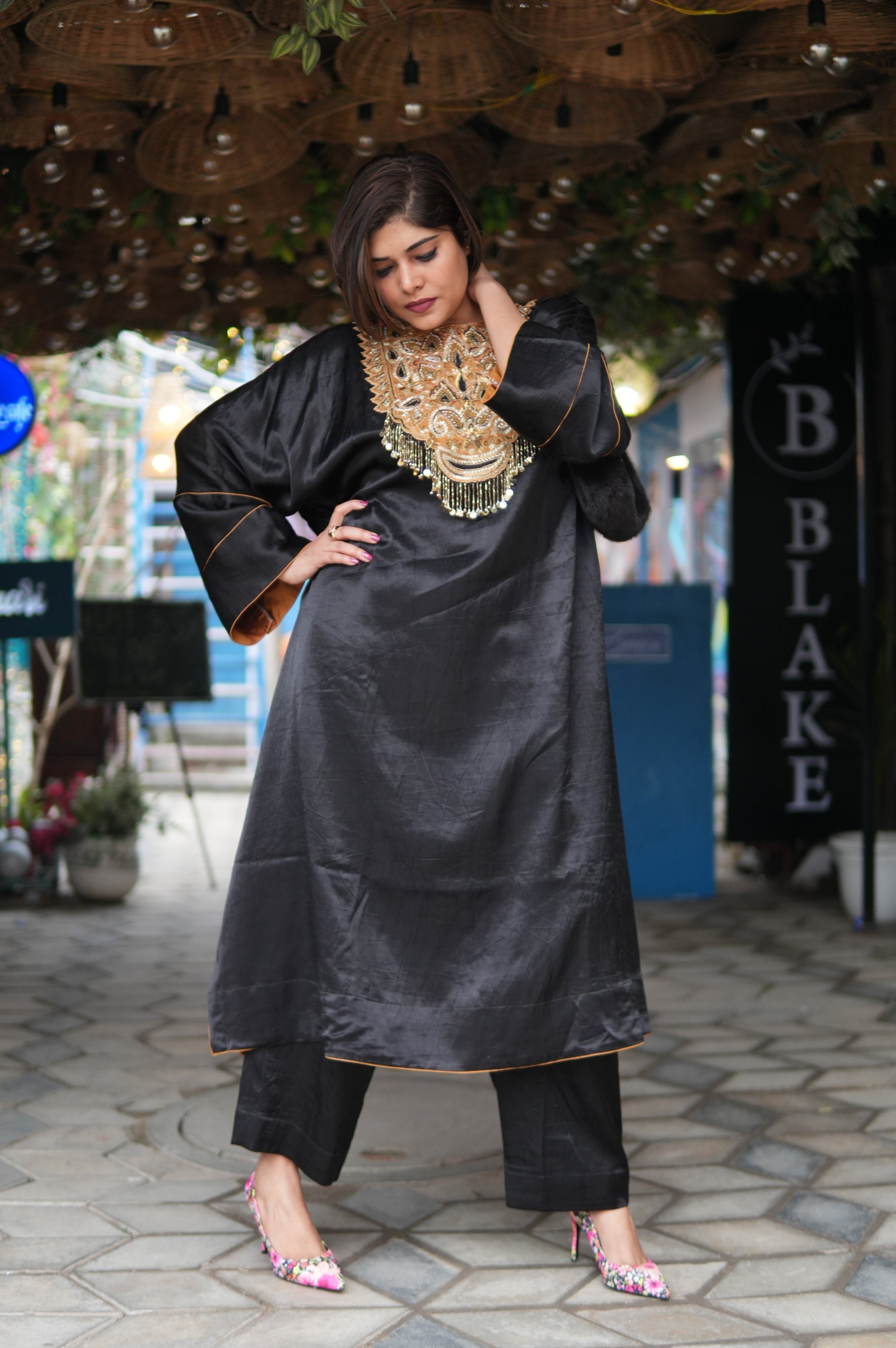 Mallikaa Mashru Kurta for Women
