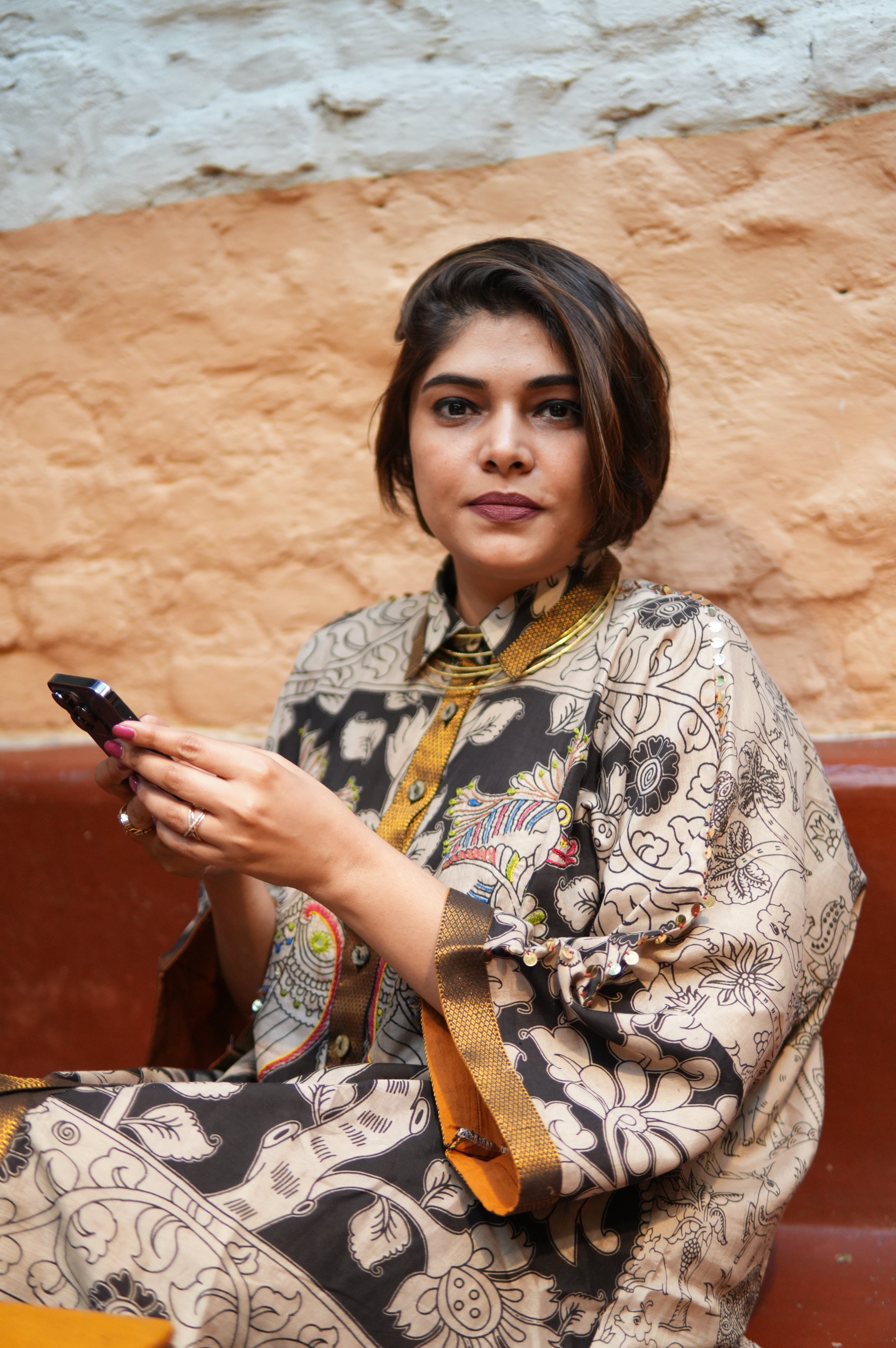 KALAM COTTON SILK CO-ORD SET