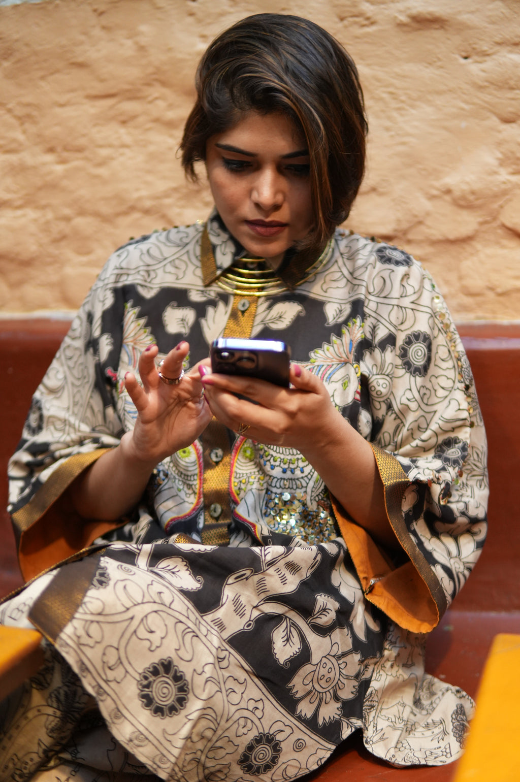 KALAM COTTON SILK CO-ORD SET