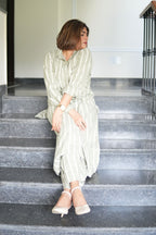 NAZM LINEN LONG SLEEVES KURTA AND PANTS