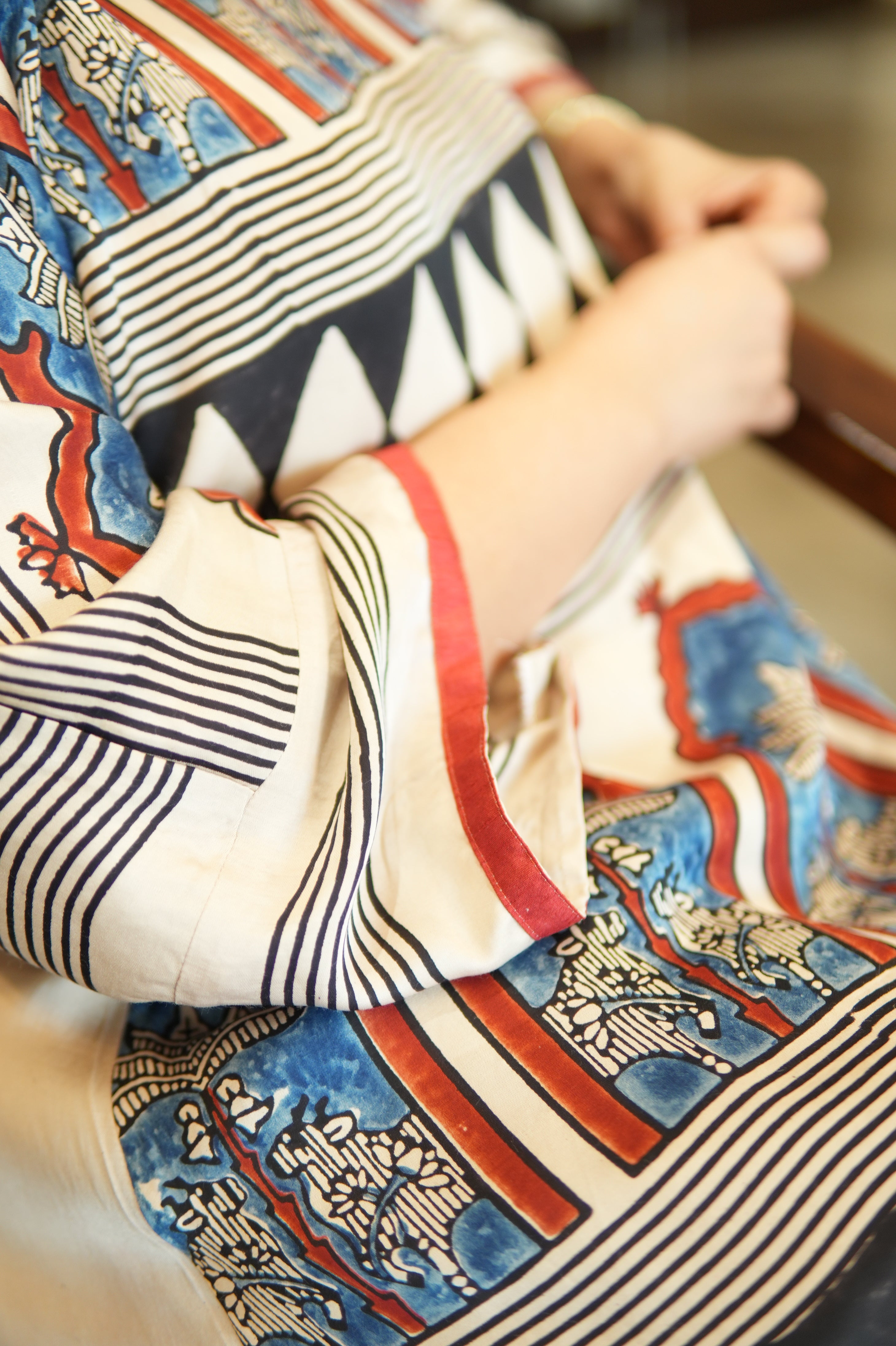 Sinduri VII Ajrakh Modal Silk Co-ord Set for Women