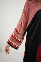 Sinduri I Ajrakh Modal Silk Kaftan Set for Women