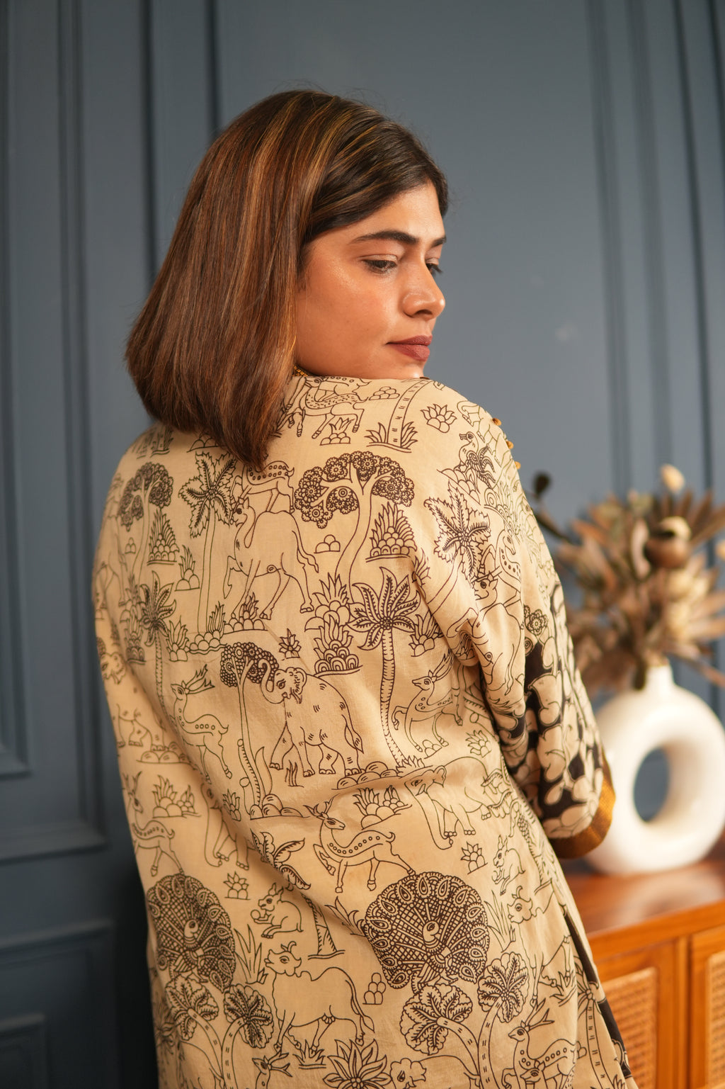 KALAM COTTON SILK CO-ORD SET